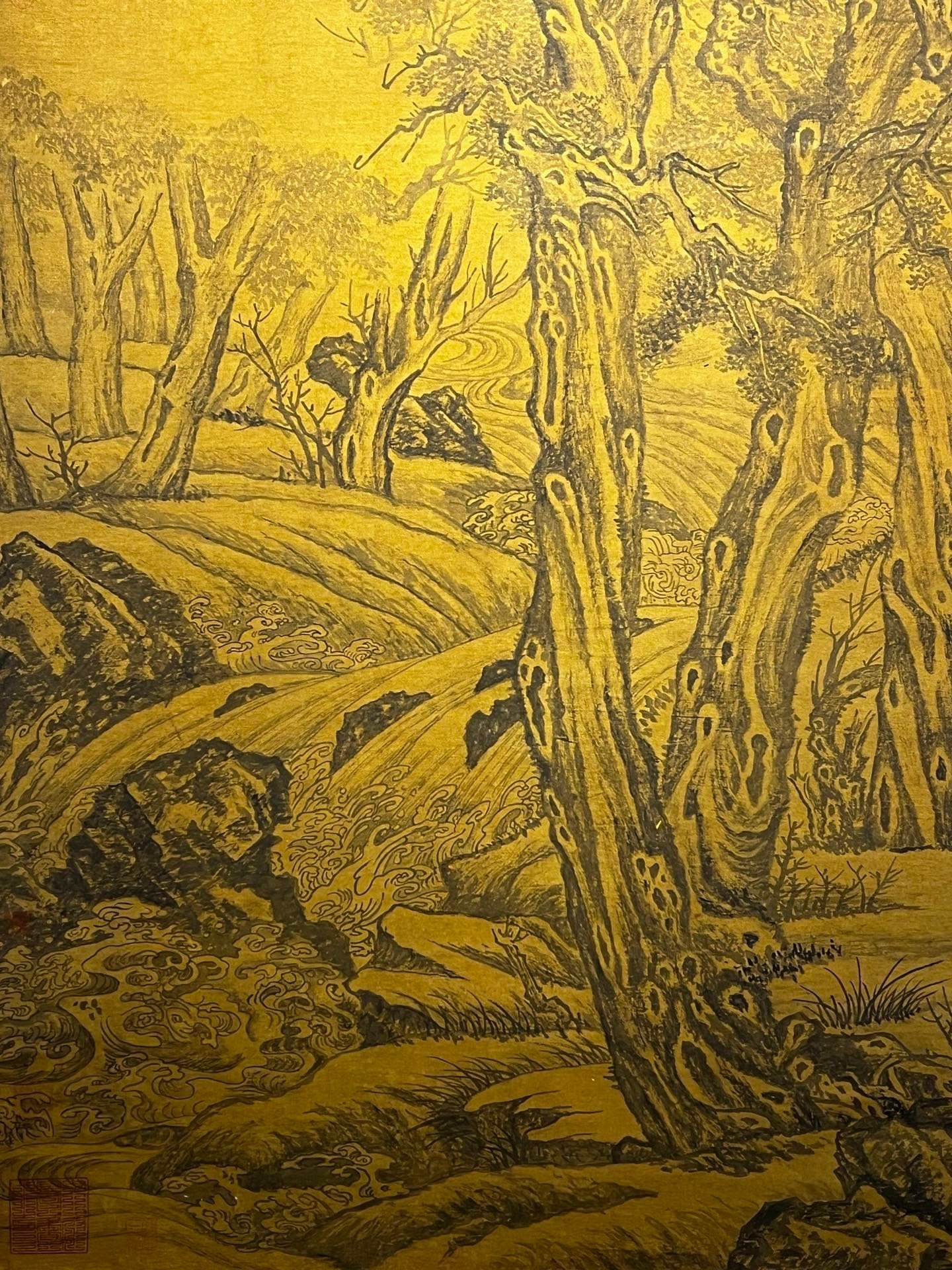 Chinese scroll painting Li Cheng
