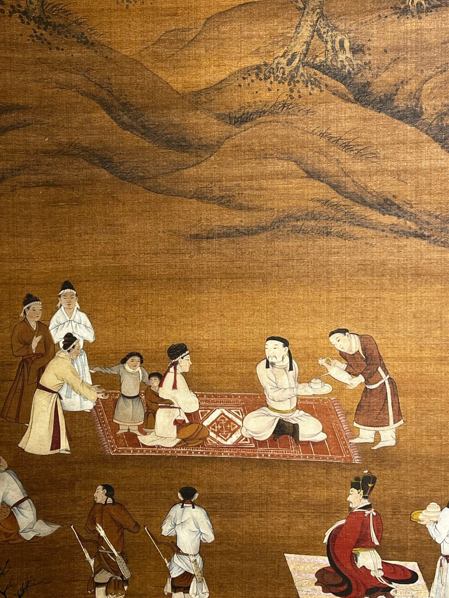 Chinese scroll painting Chen Zhongzhong
