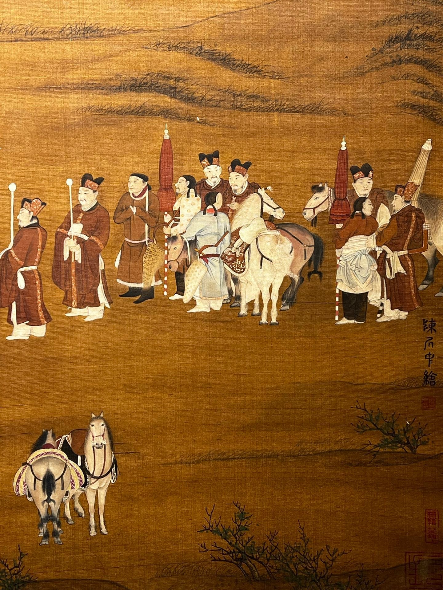 Chinese scroll painting Chen Zhongzhong