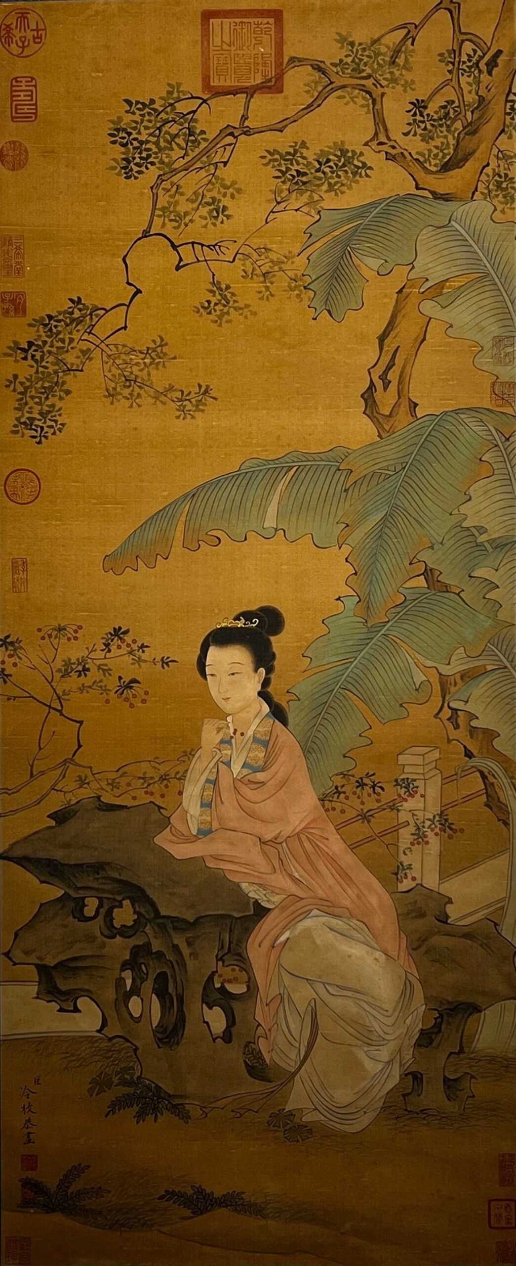 Chinese scroll painting Leng Mei