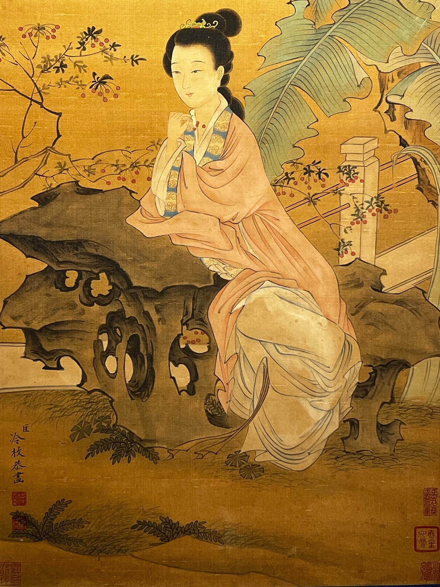 Chinese scroll painting Leng Mei