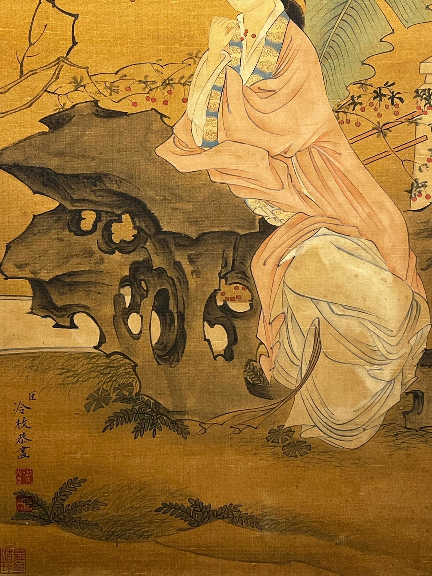 Chinese scroll painting Leng Mei