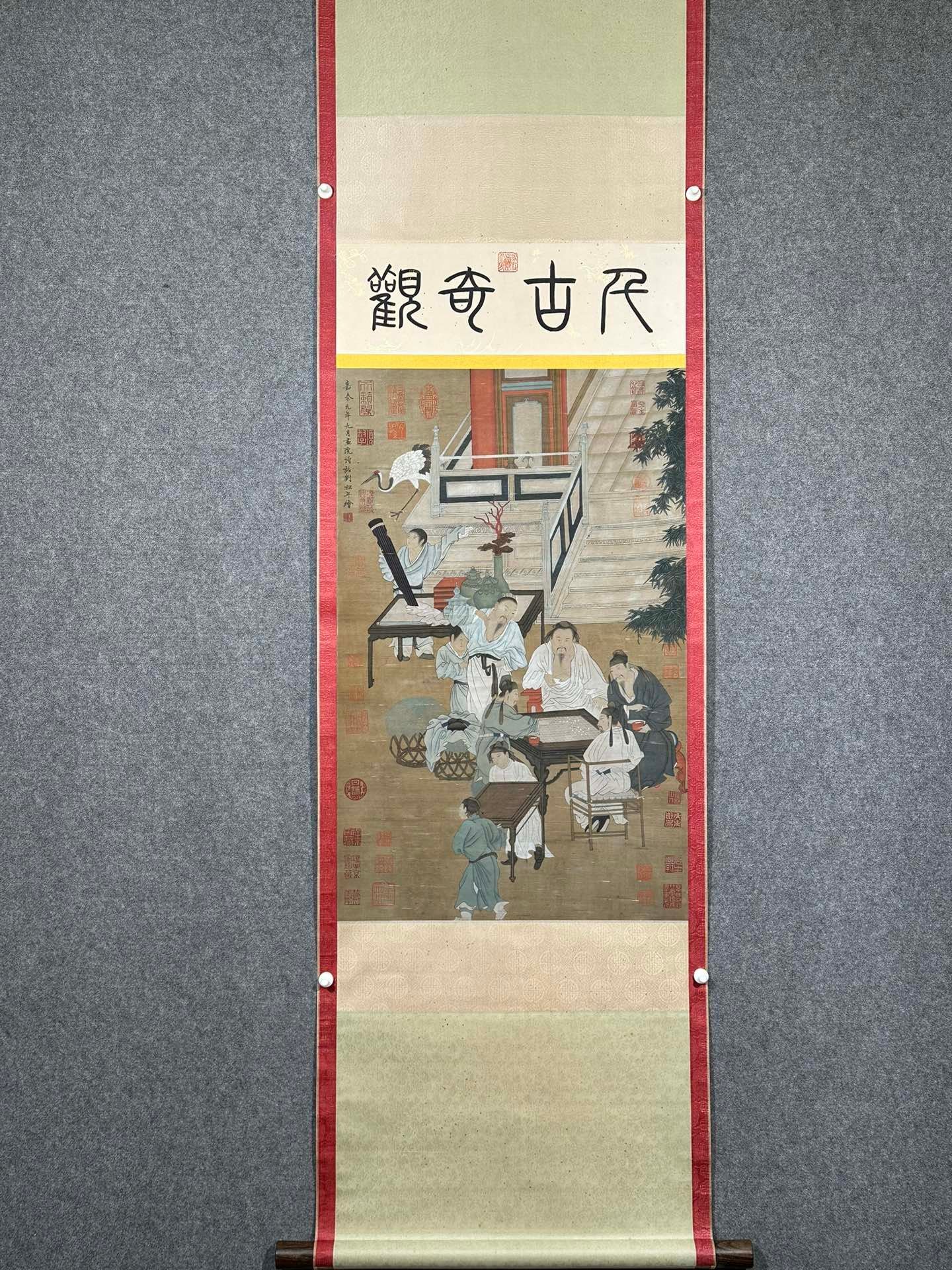 Chinese scroll painting Liu Songnian