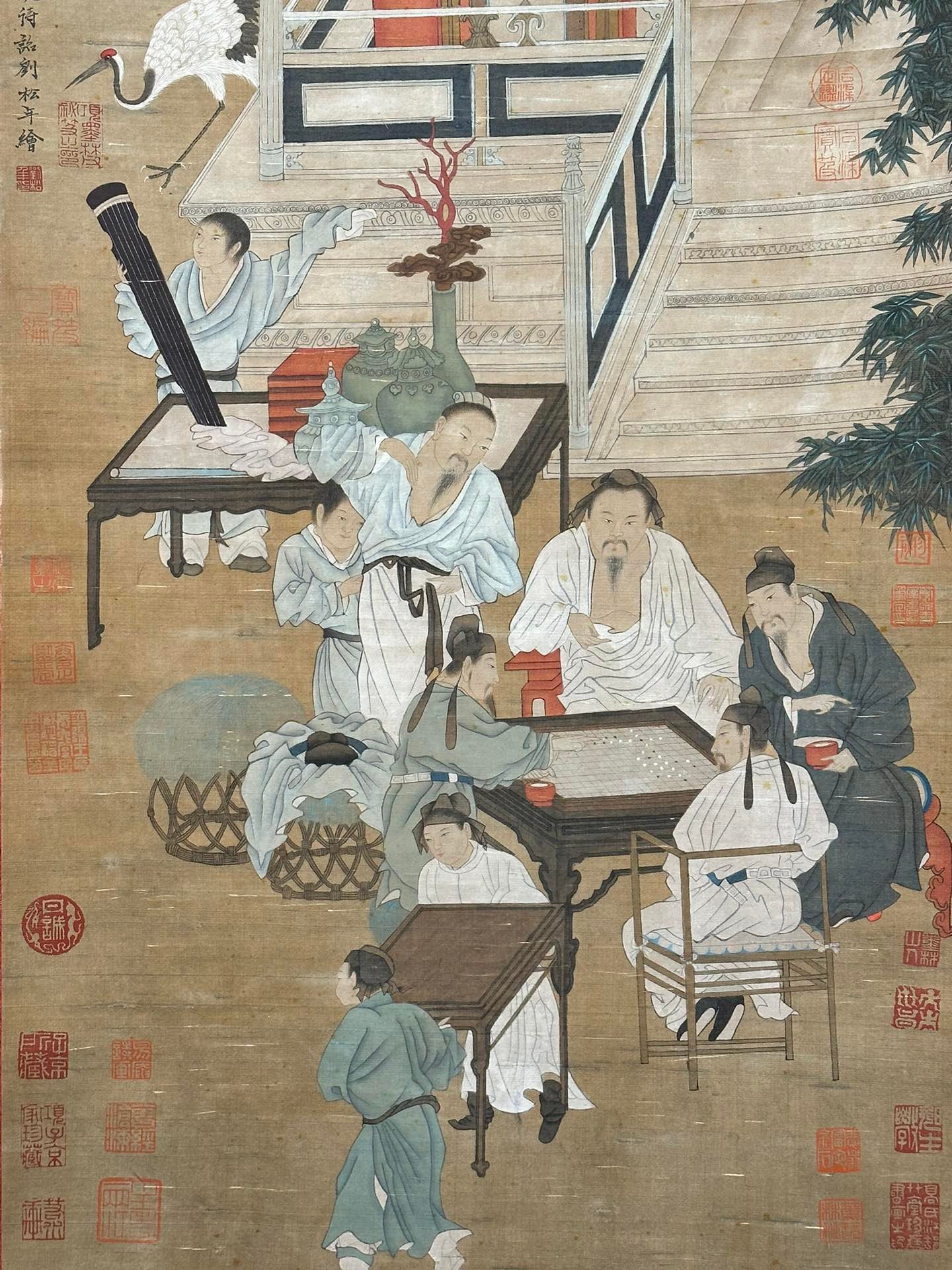 Chinese scroll painting Liu Songnian