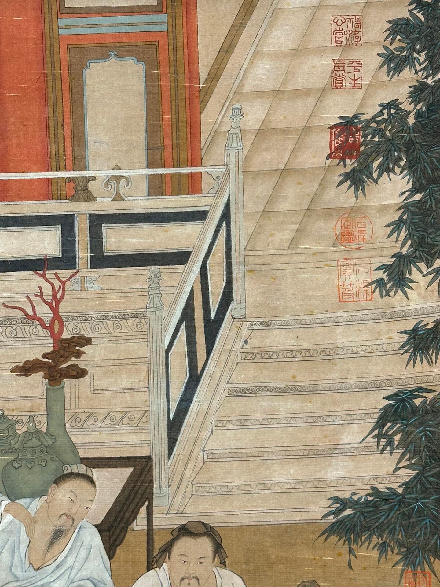 Chinese scroll painting Liu Songnian