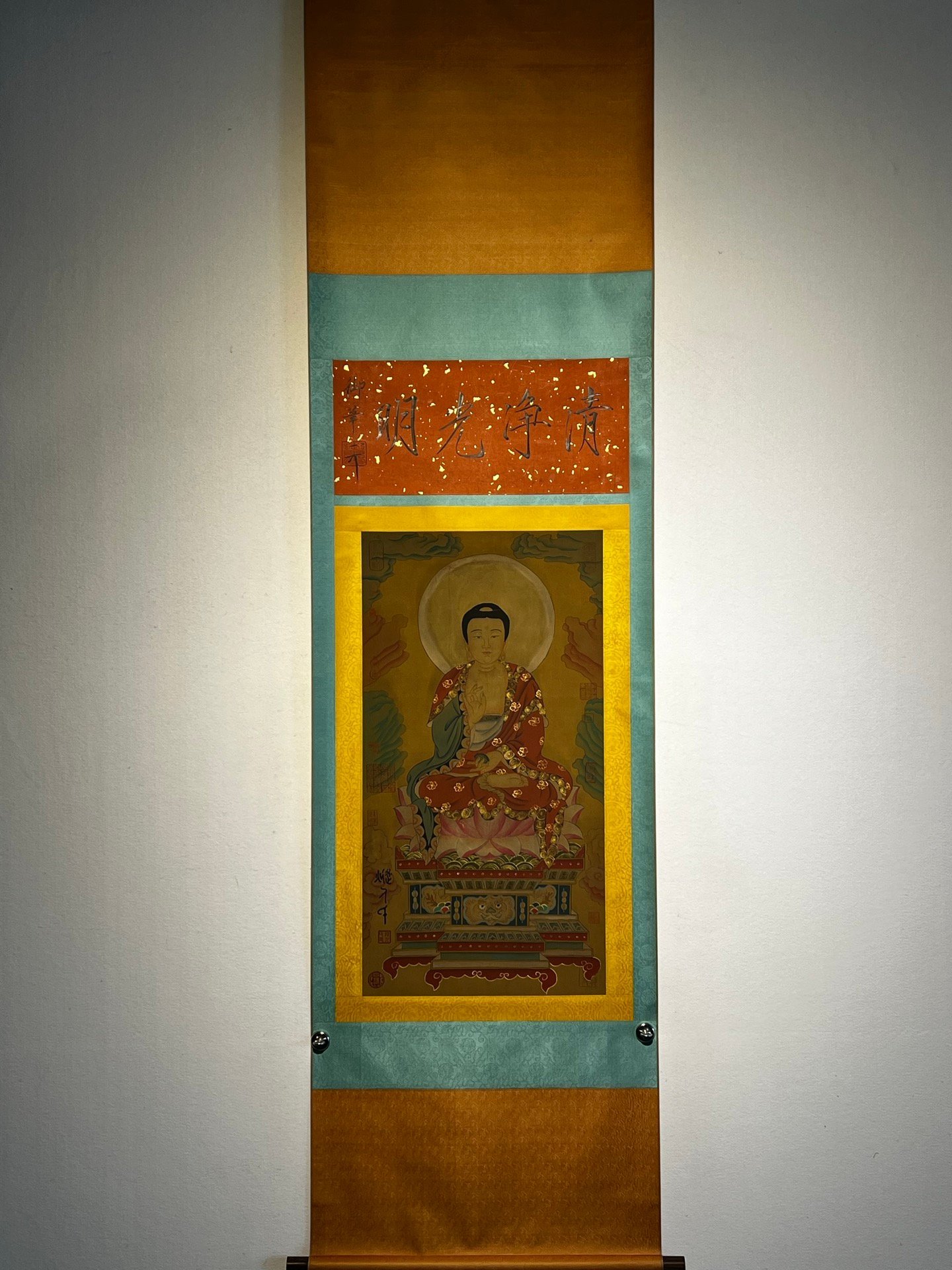 Chinese scroll painting Suiren