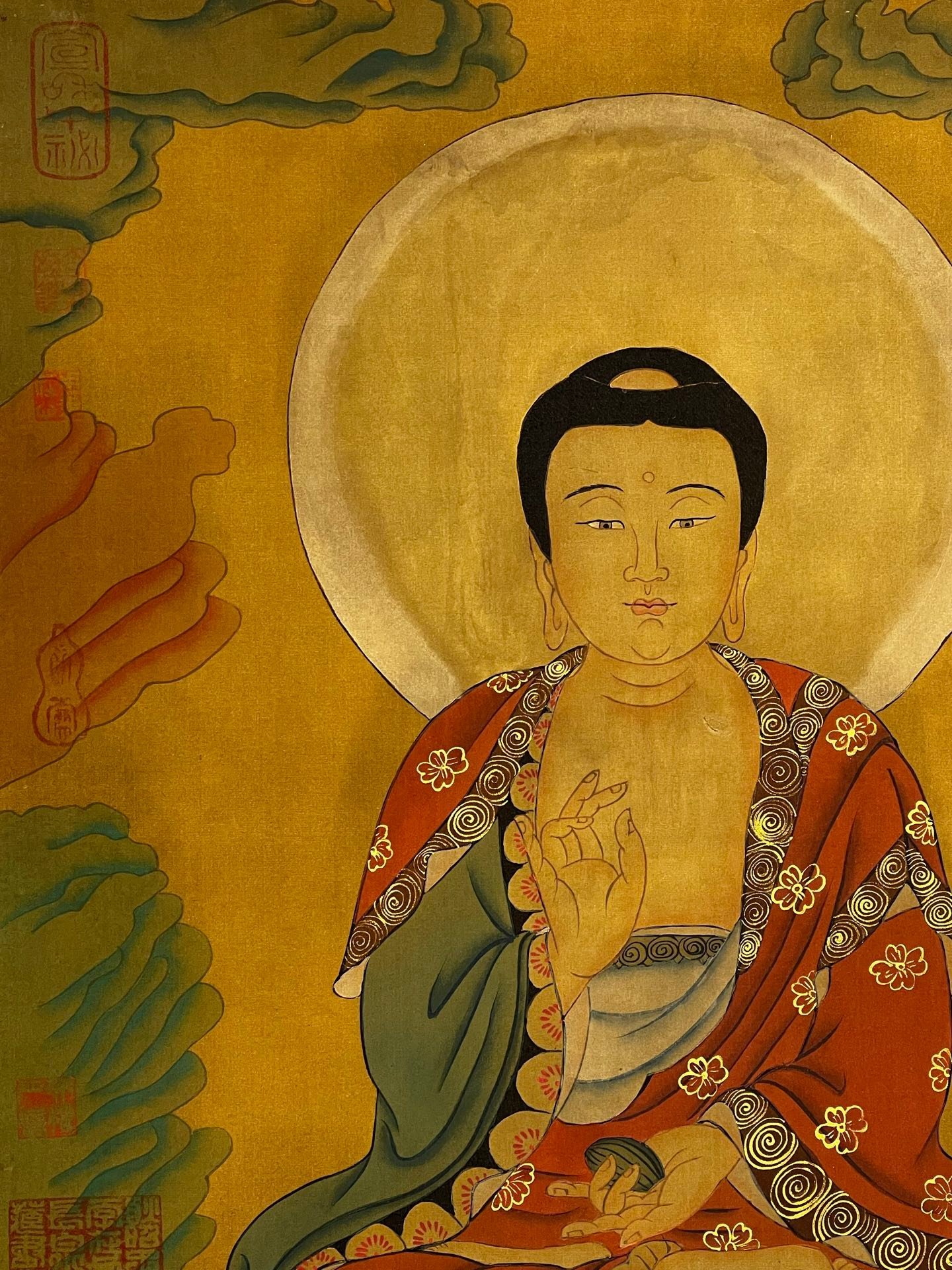Chinese scroll painting Suiren