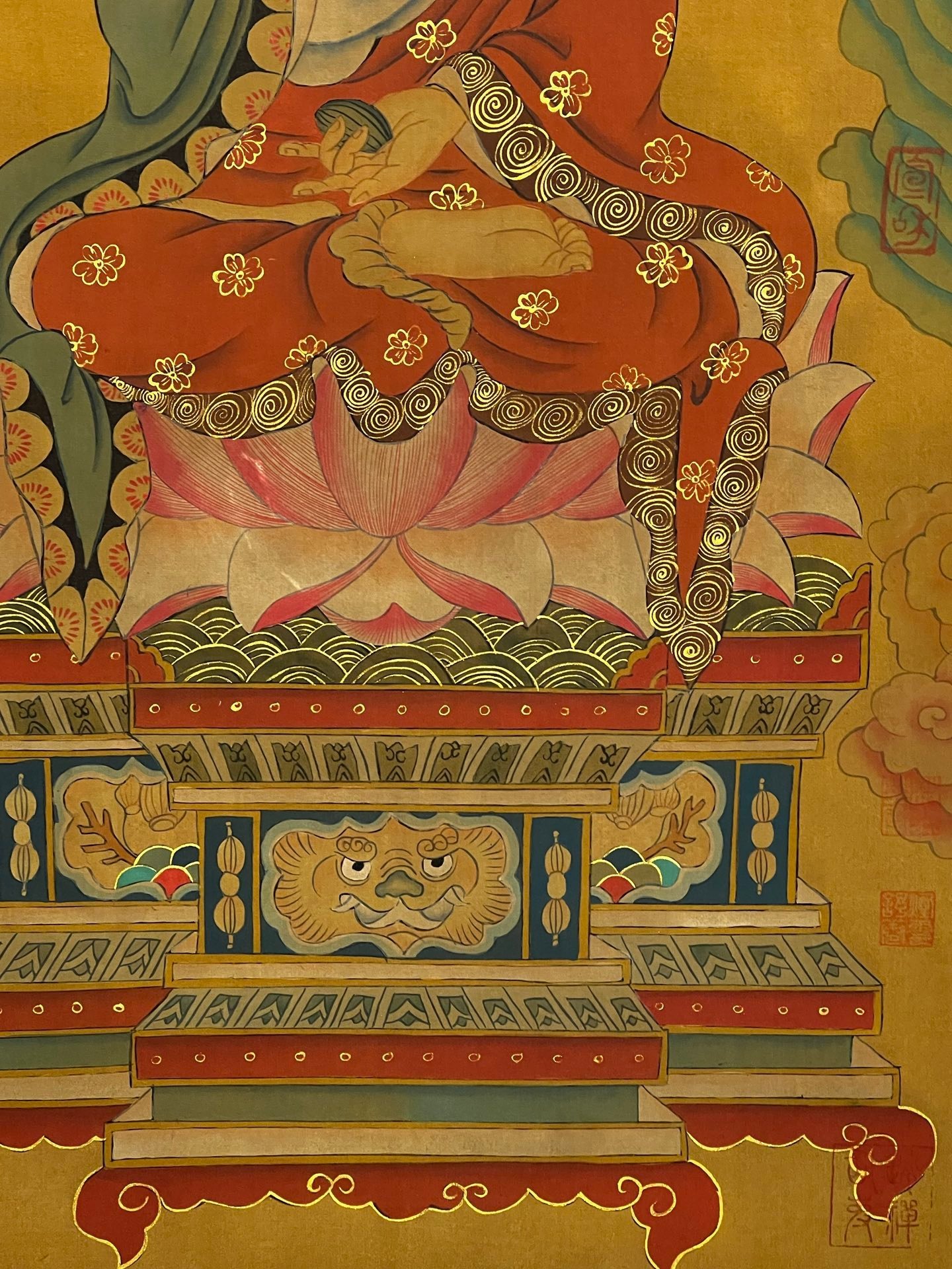 Chinese scroll painting Suiren