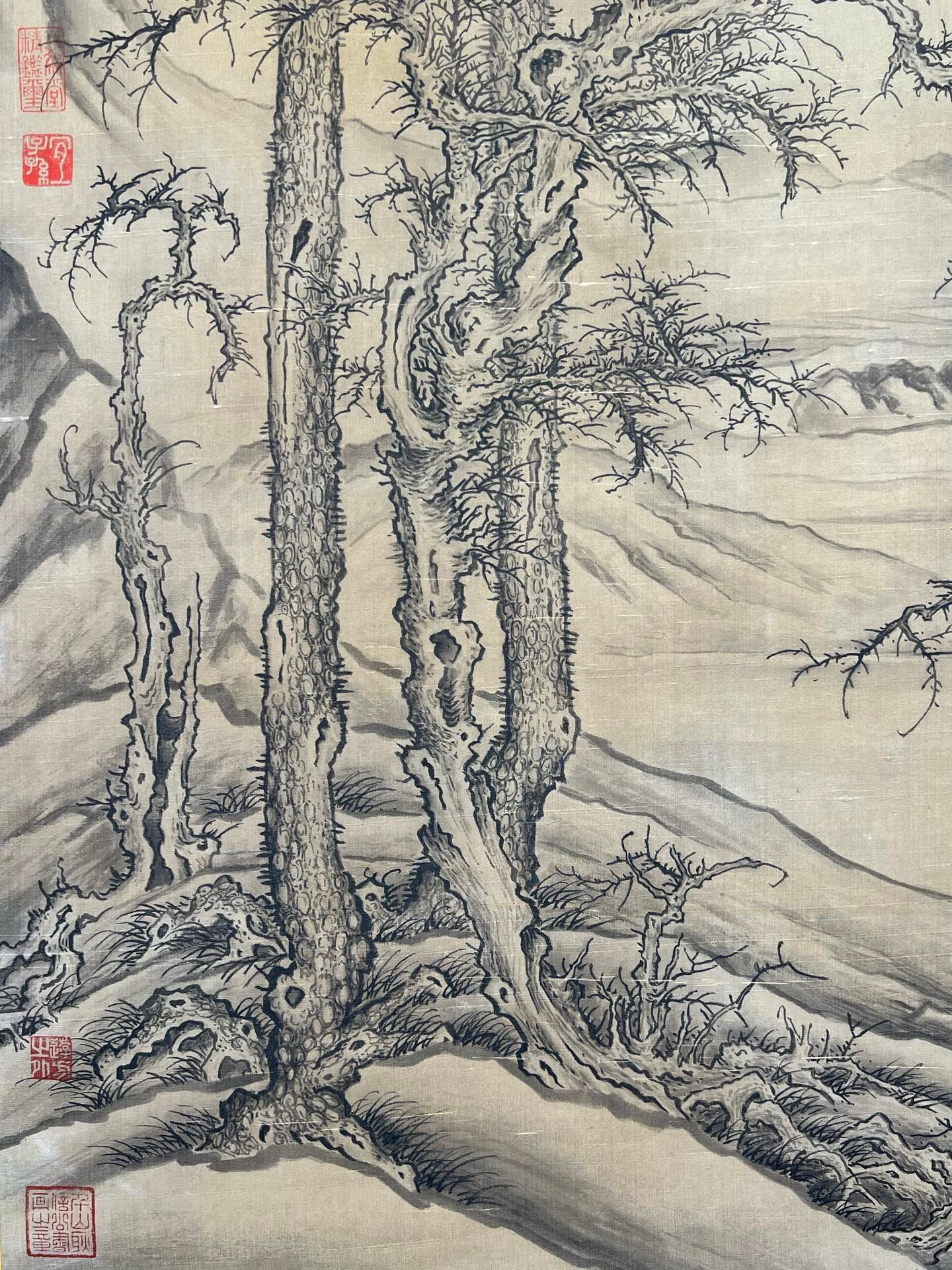 Chinese scroll painting Li Cheng