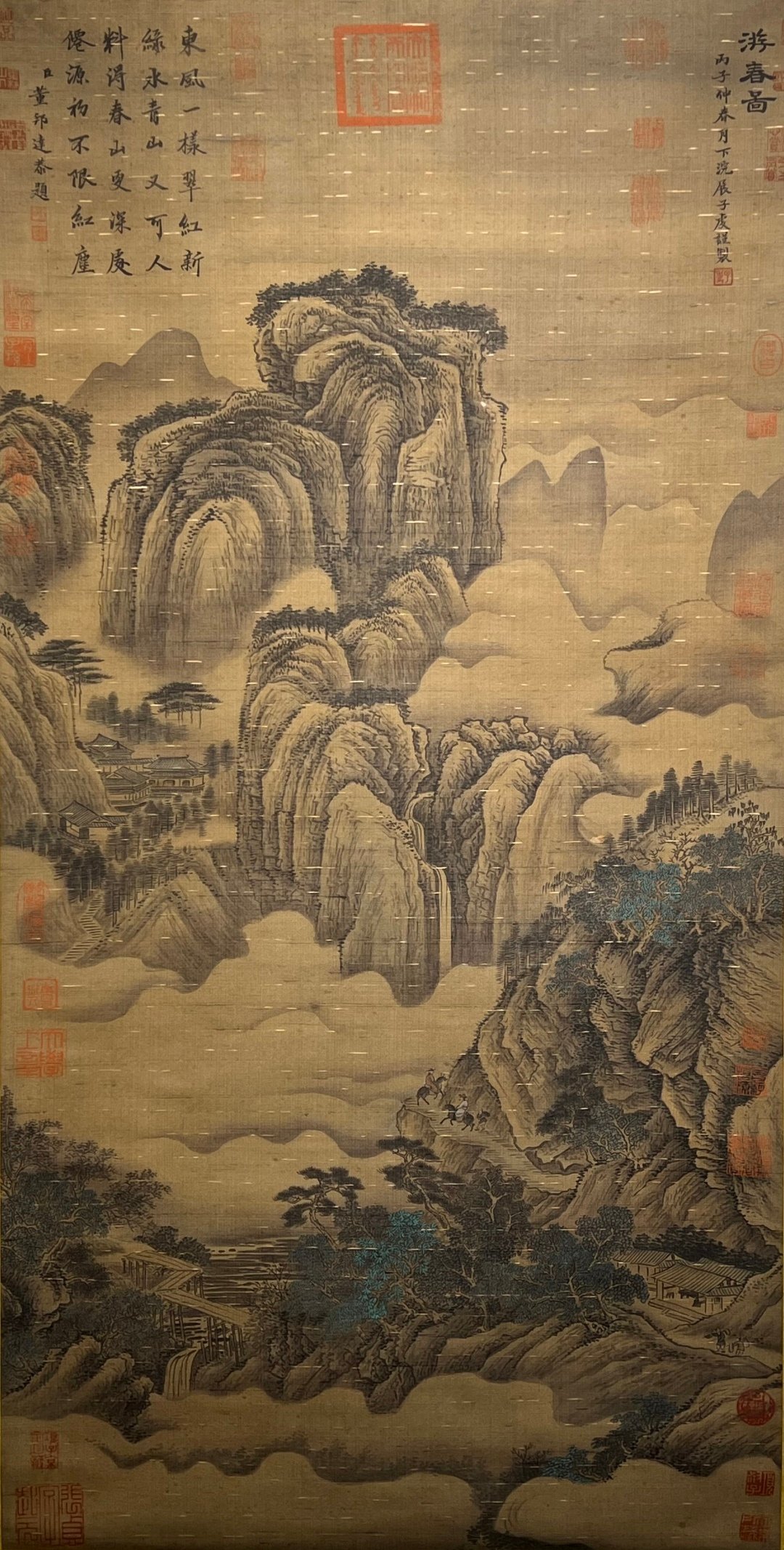 Chinese scroll painting Zhan Ziqian