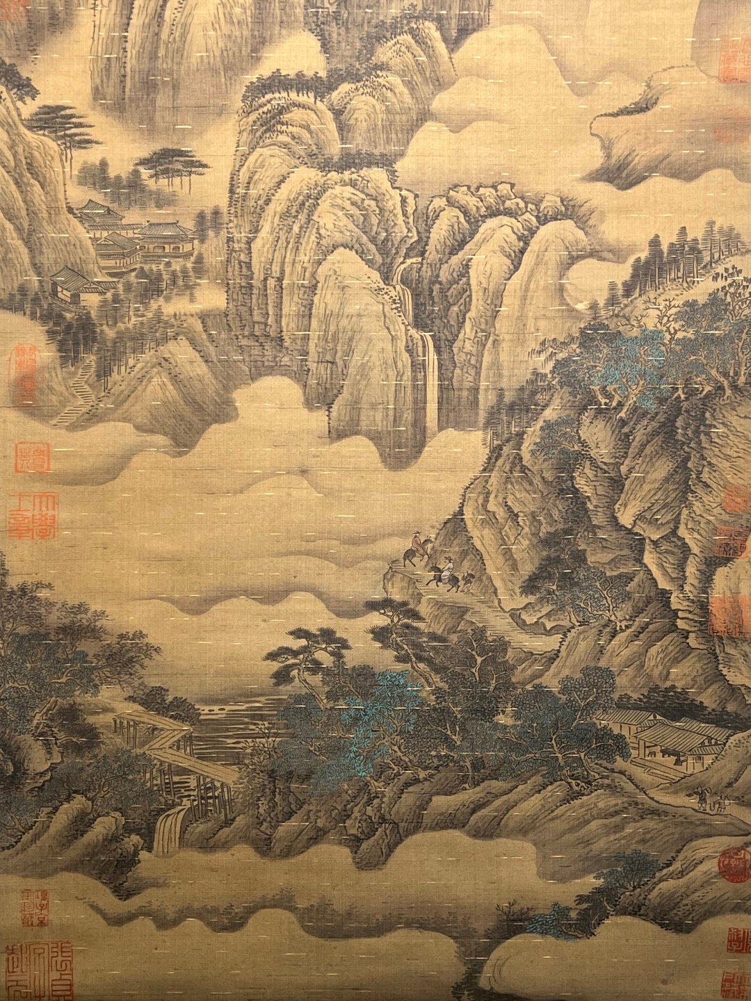 Chinese scroll painting Zhan Ziqian