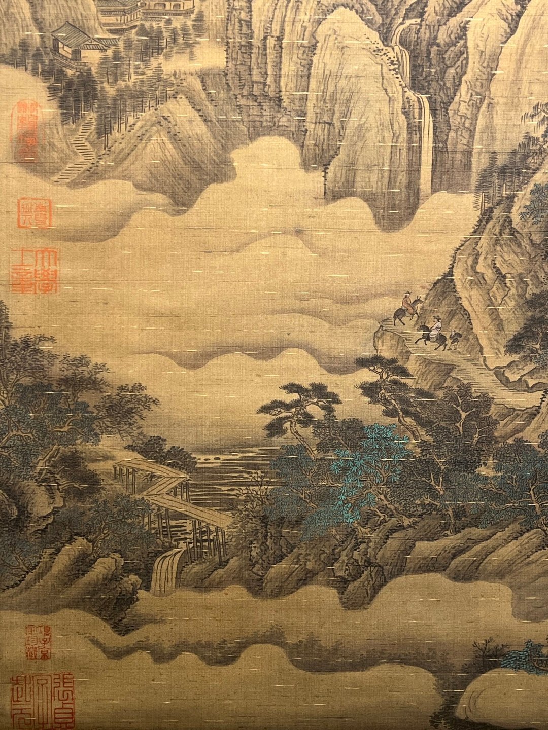 Chinese scroll painting Zhan Ziqian