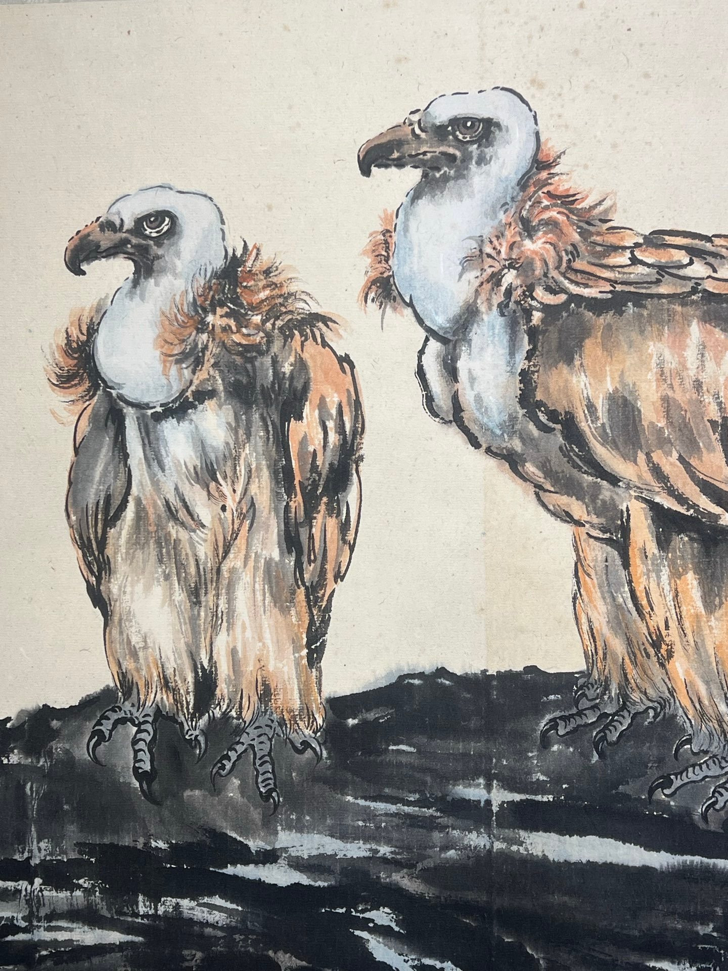 Chinese scroll painting Xu Beihong