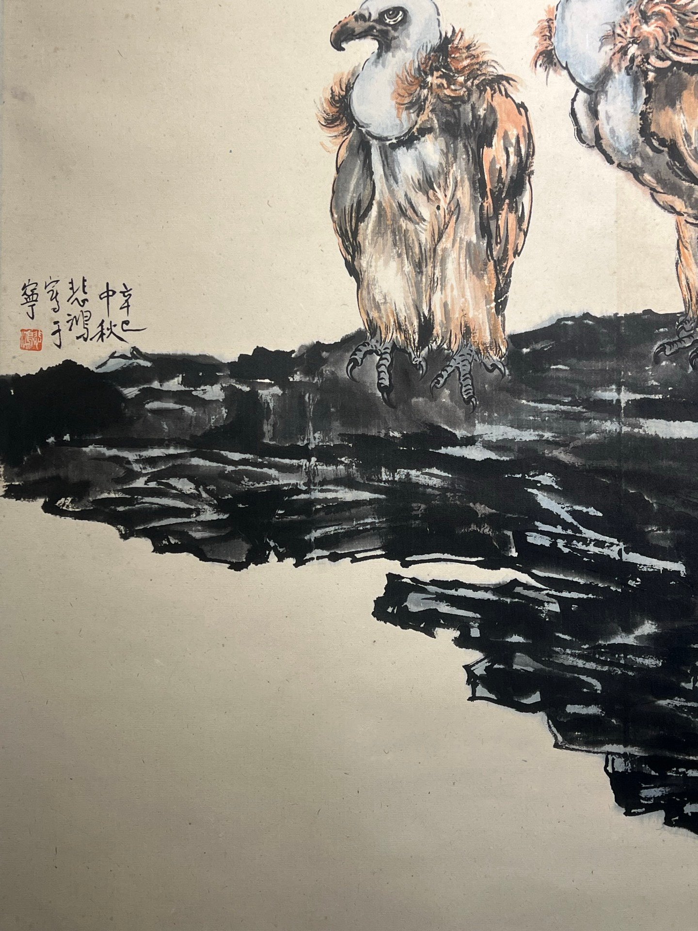 Chinese scroll painting Xu Beihong