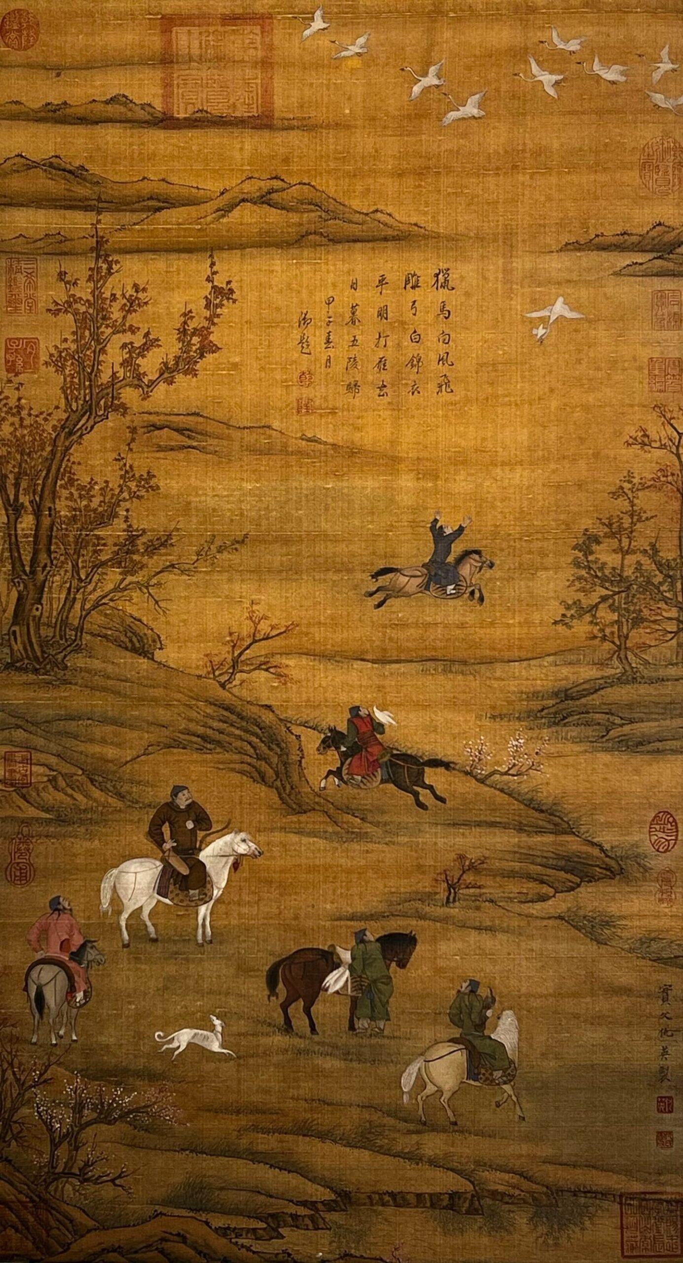 Chinese scroll painting Qiu Ying