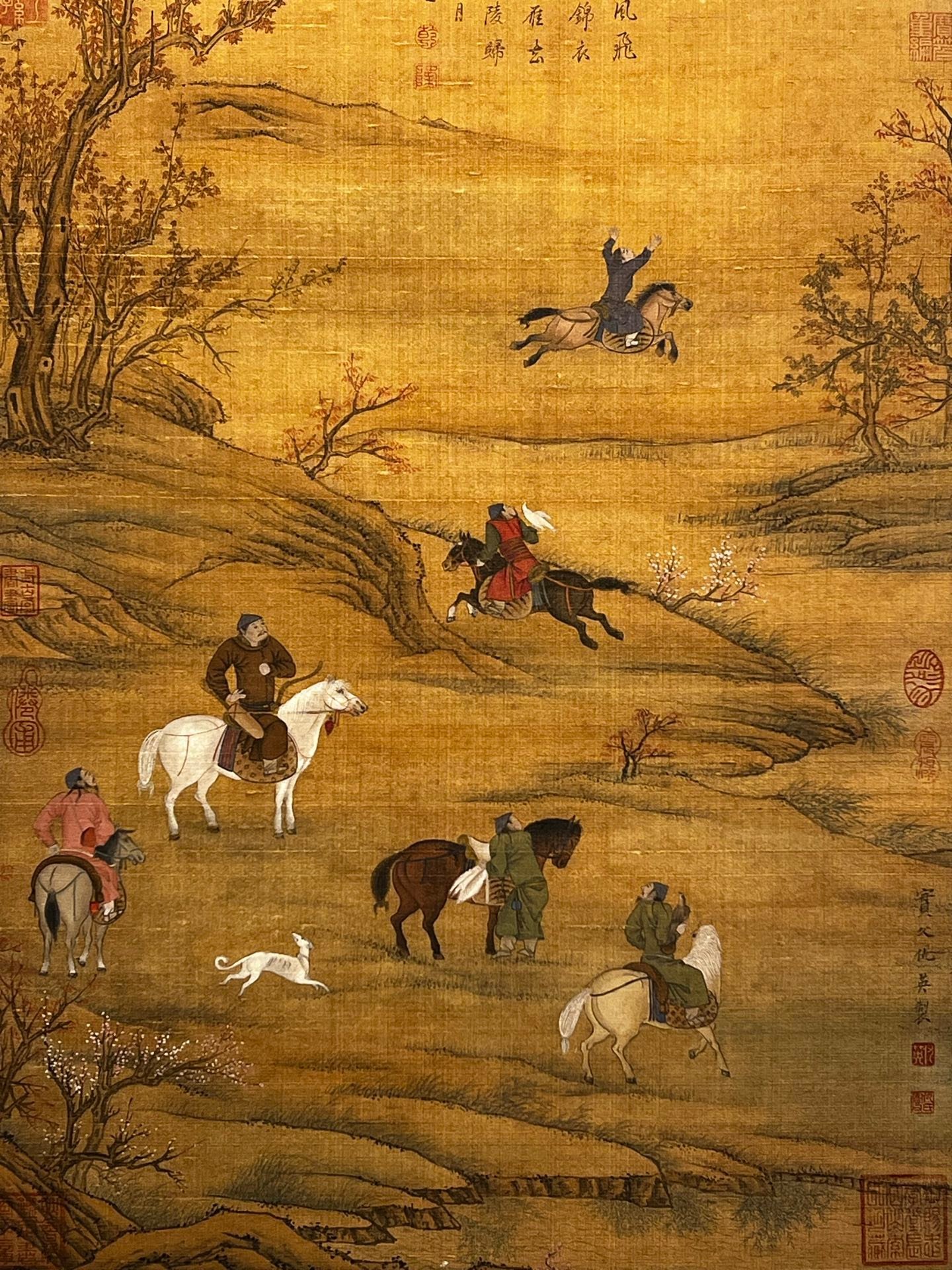 Chinese scroll painting Qiu Ying
