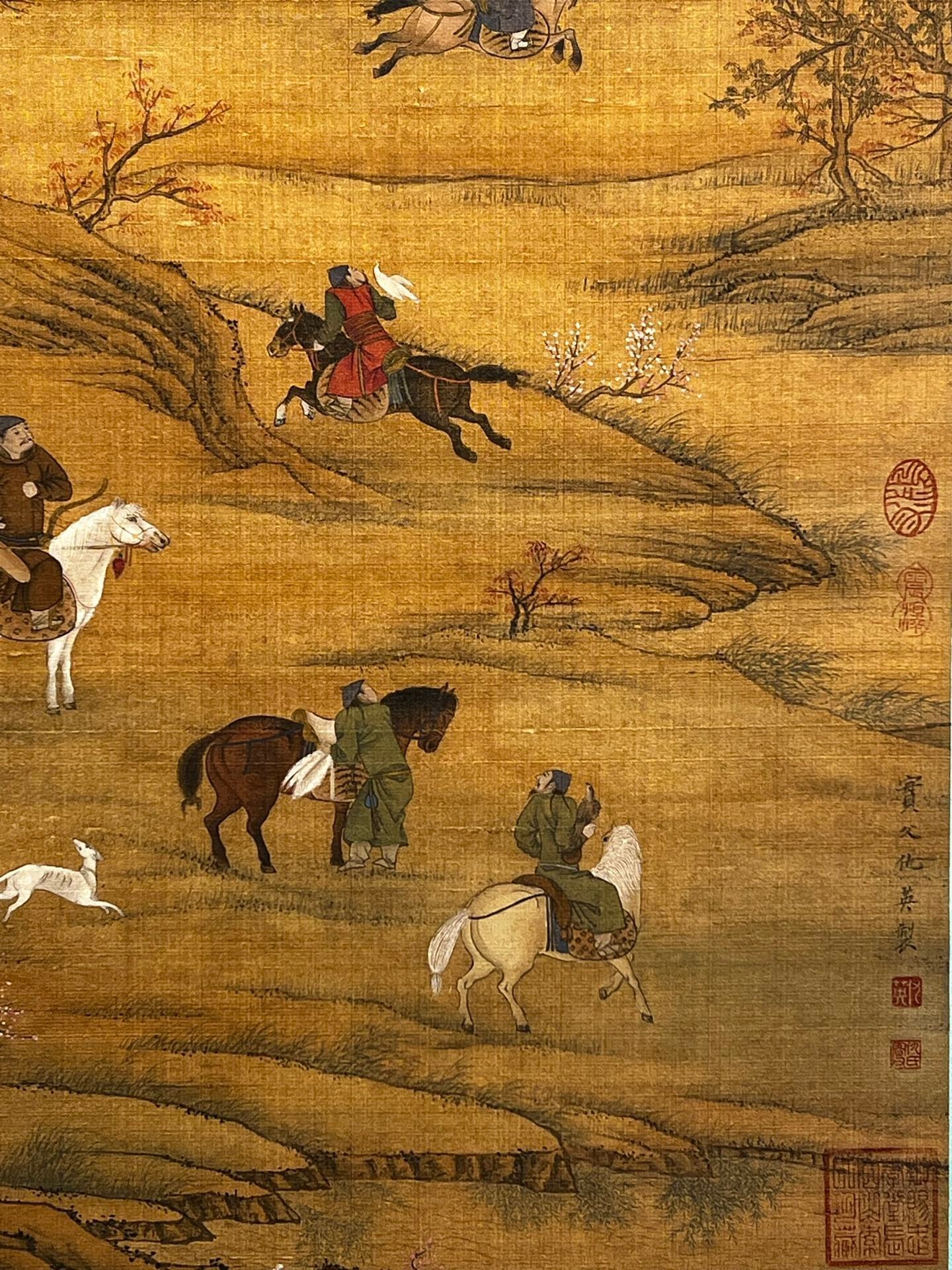 Chinese scroll painting Qiu Ying