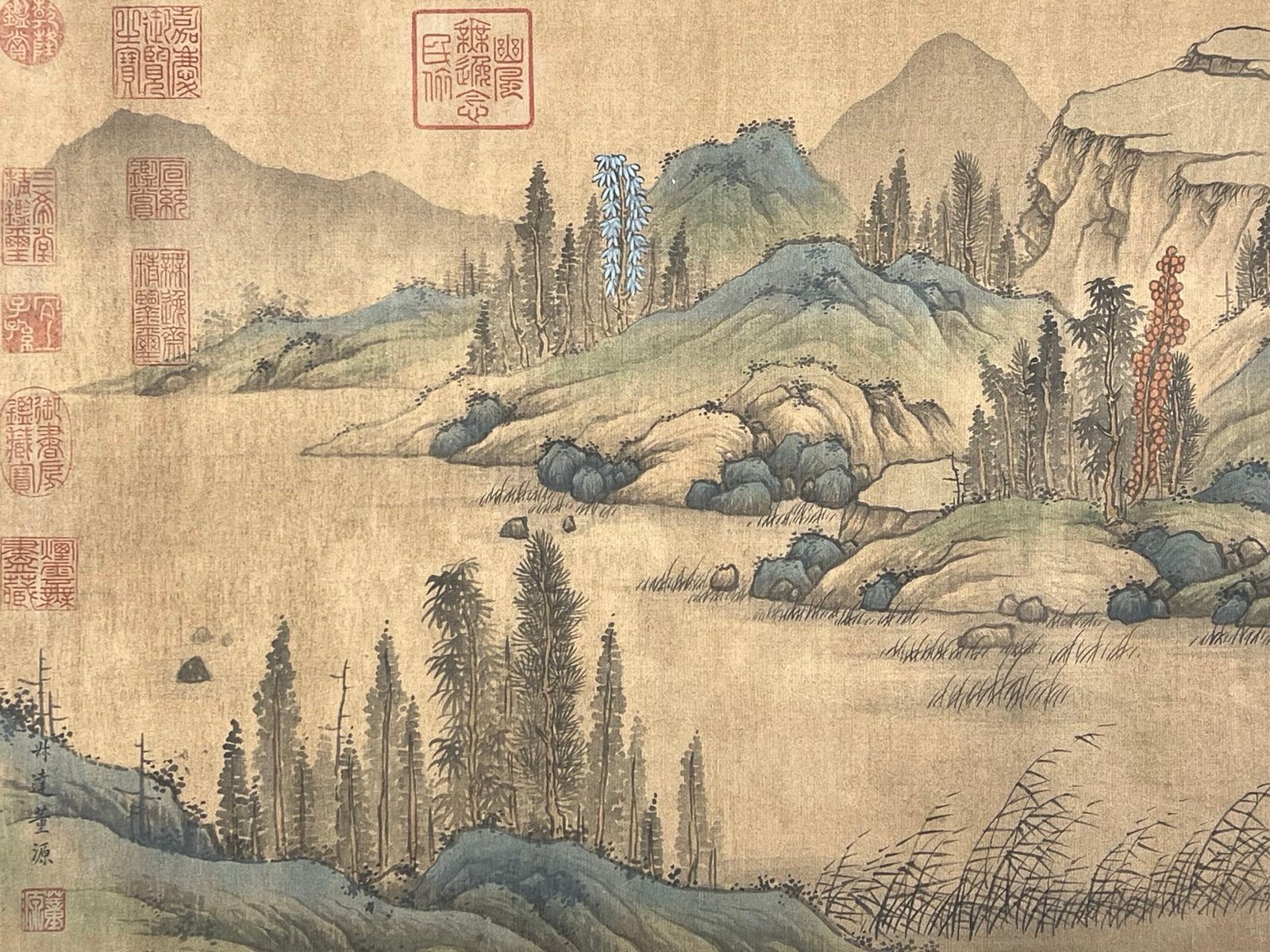 Chinese scroll painting Dong Yuan