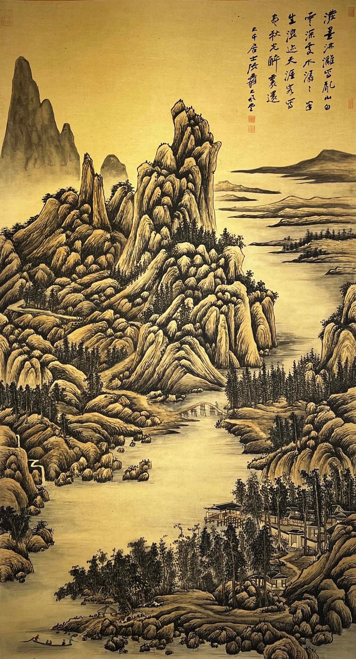Chinese scroll painting Zhang Daqian