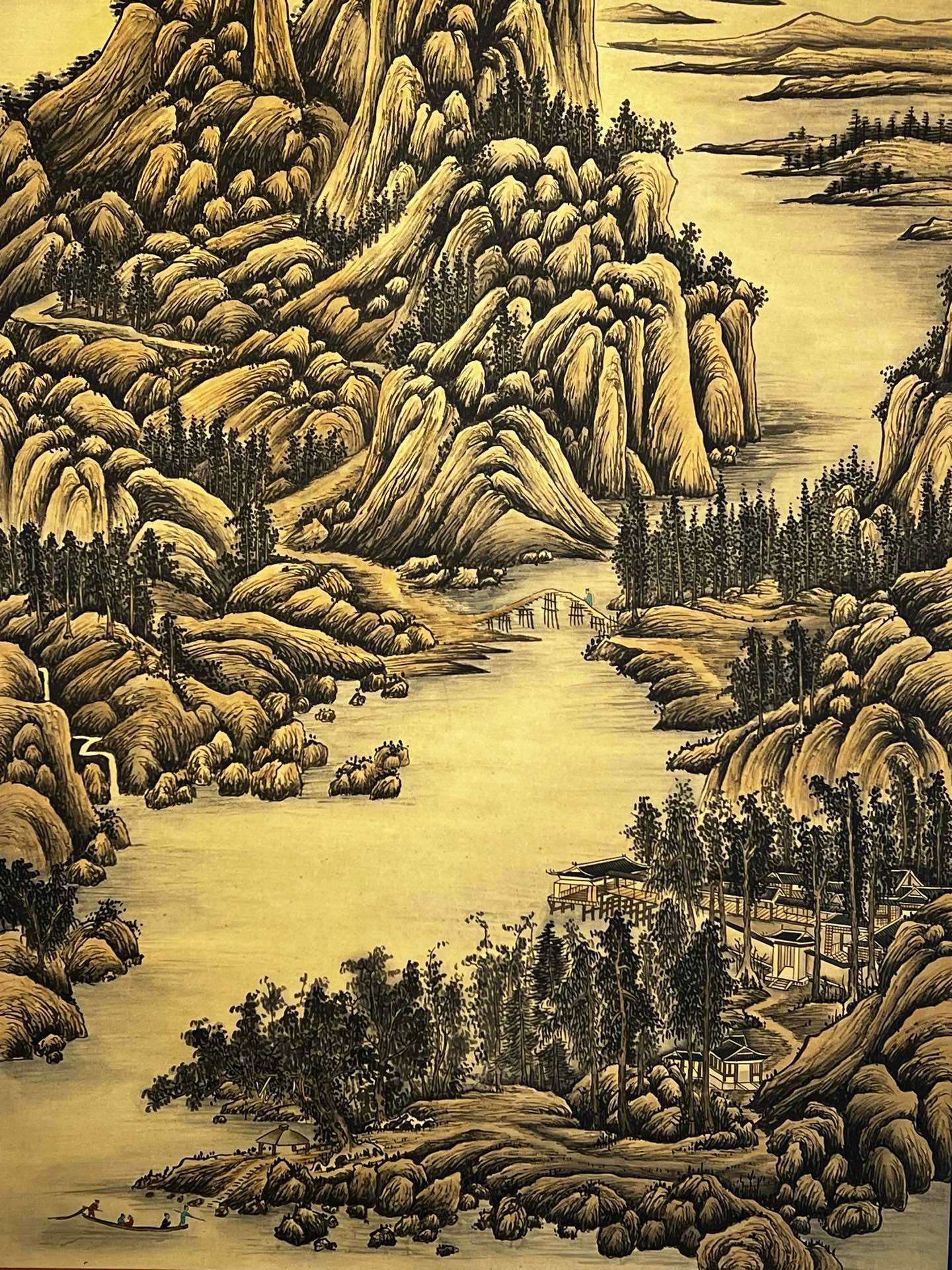 Chinese scroll painting Zhang Daqian