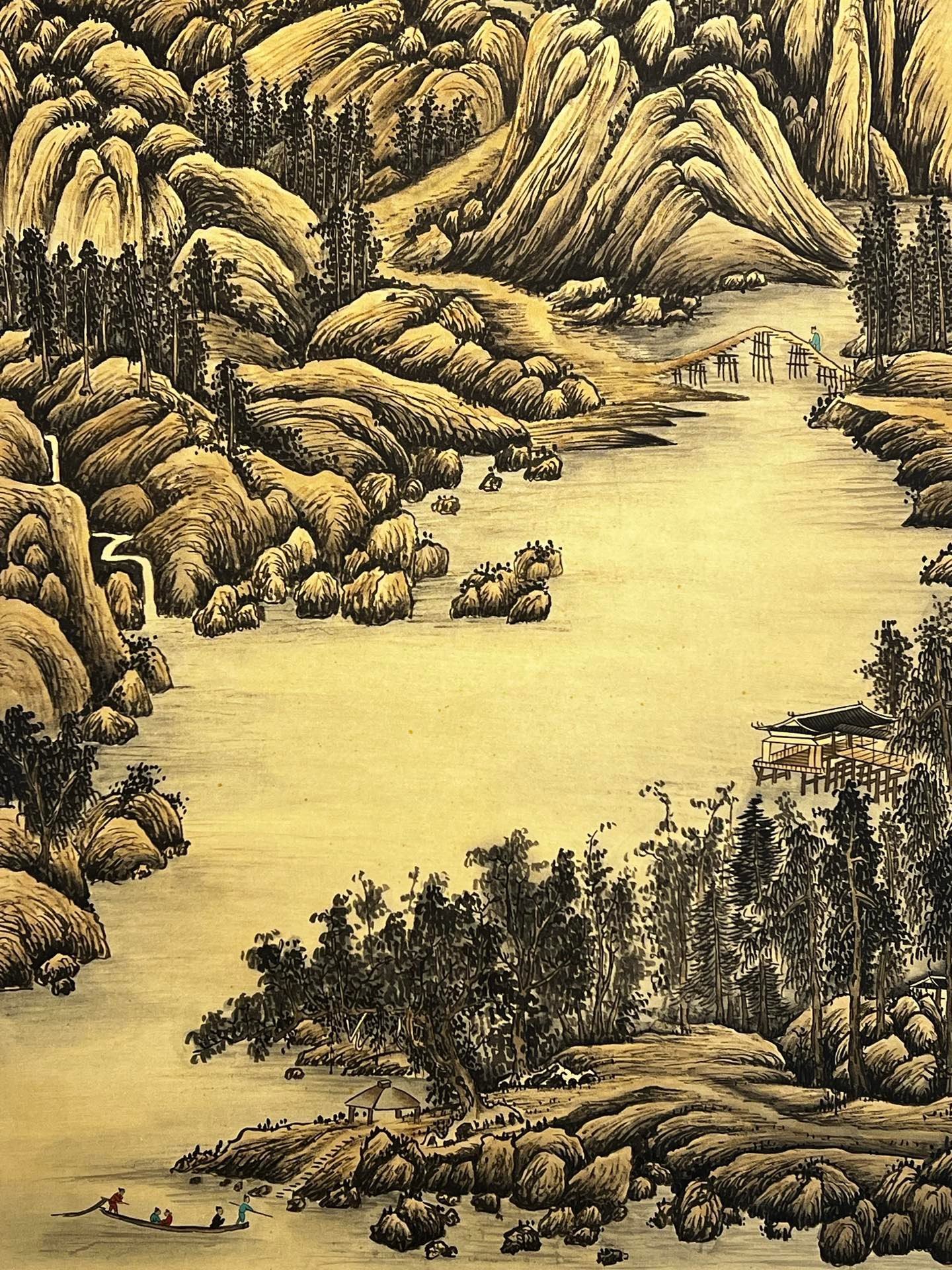 Chinese scroll painting Zhang Daqian