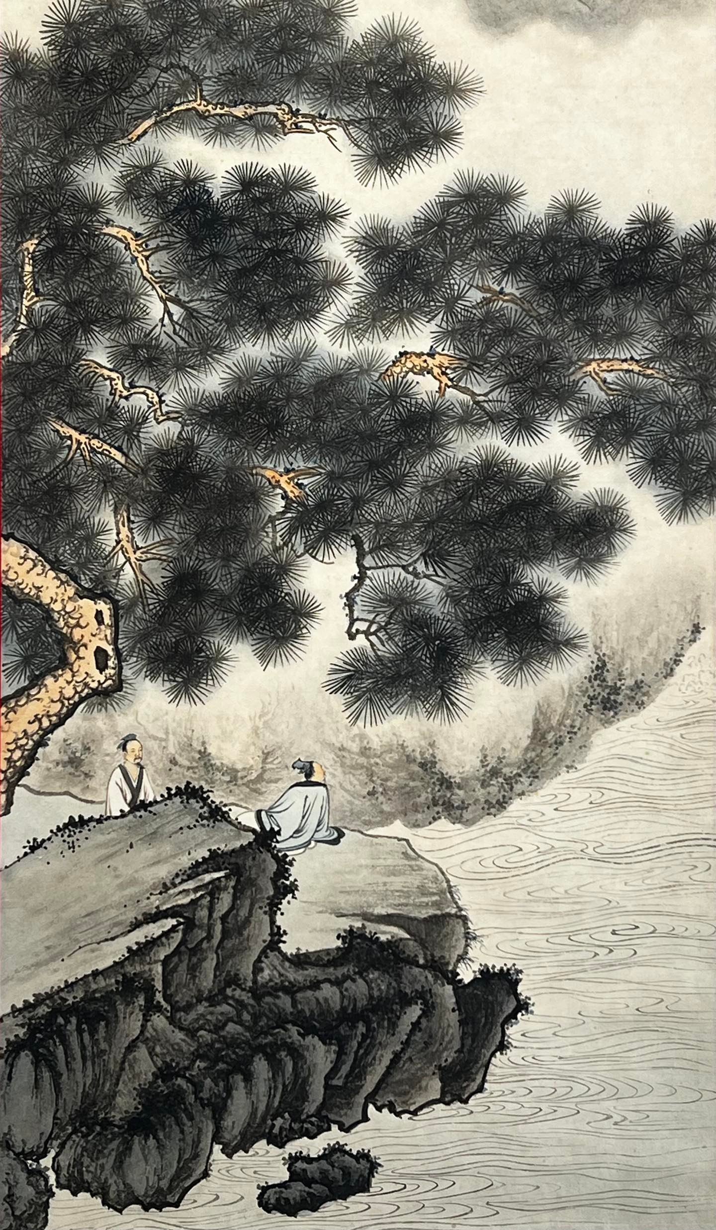 Chinese scroll painting Zhang Daqian
