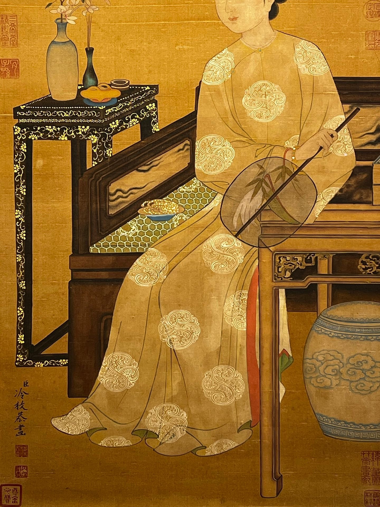 Chinese scroll painting Yinzhen