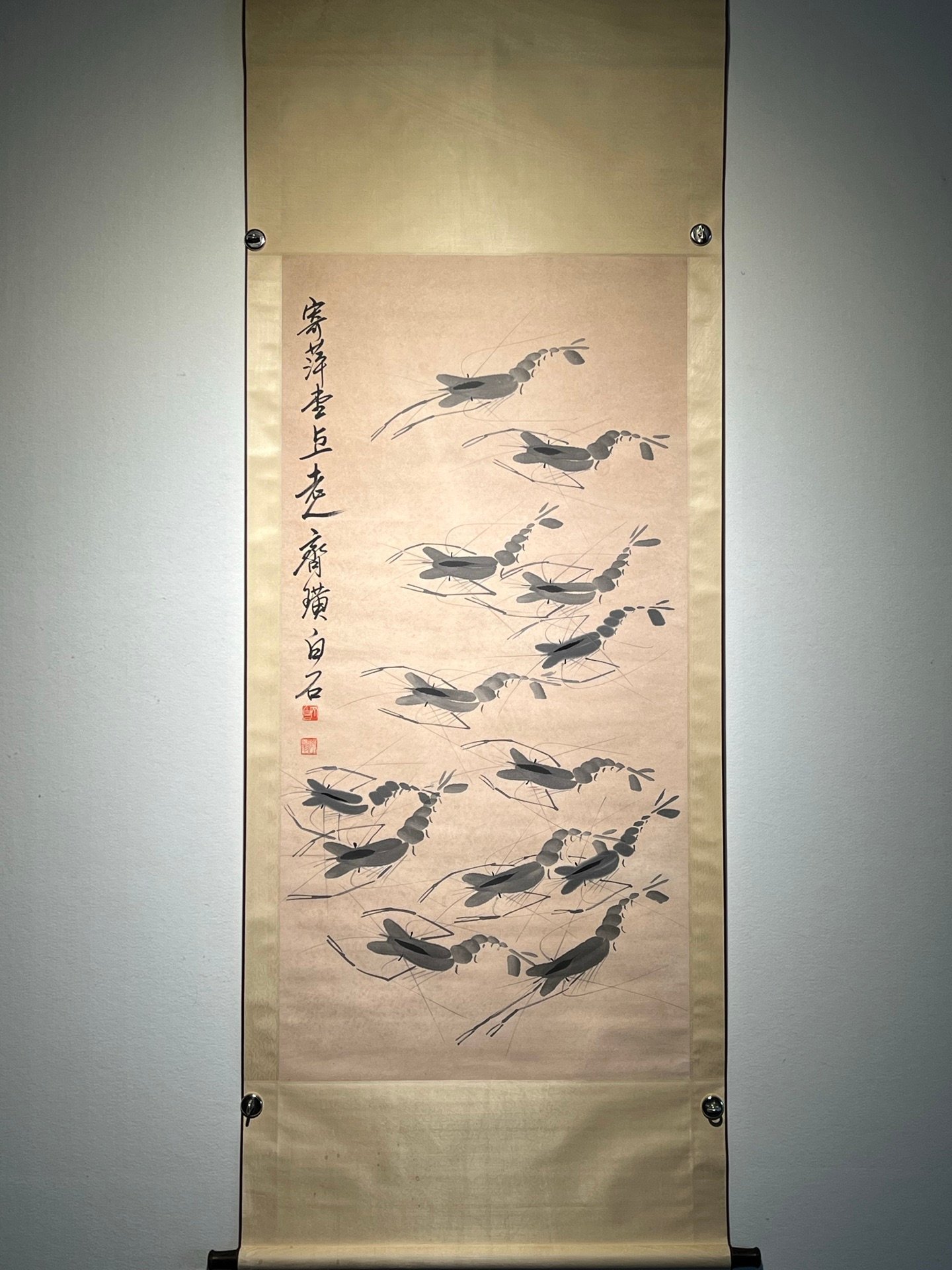 Chinese scroll painting Qi Baishi