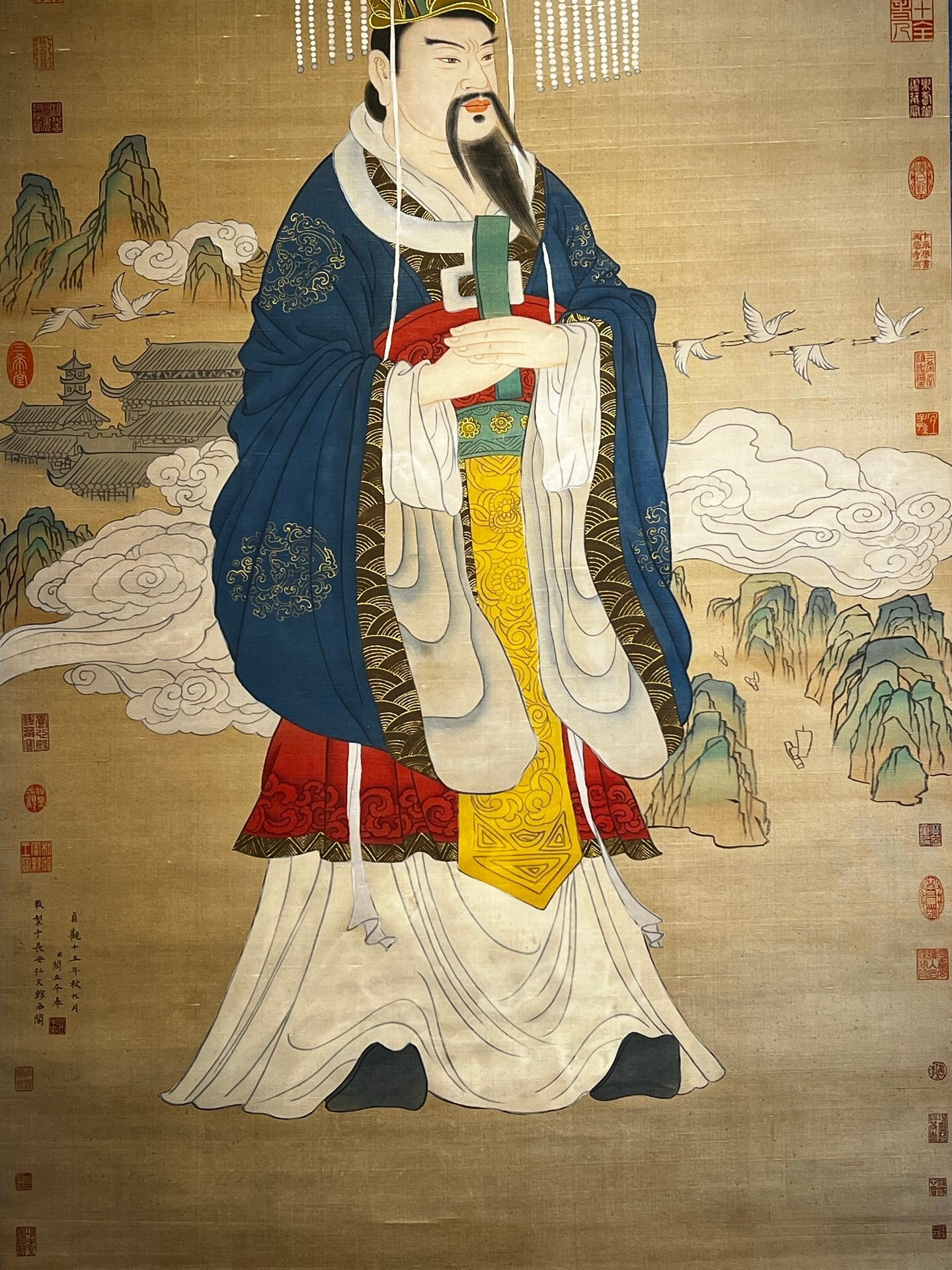 Chinese scroll painting Yan Liben