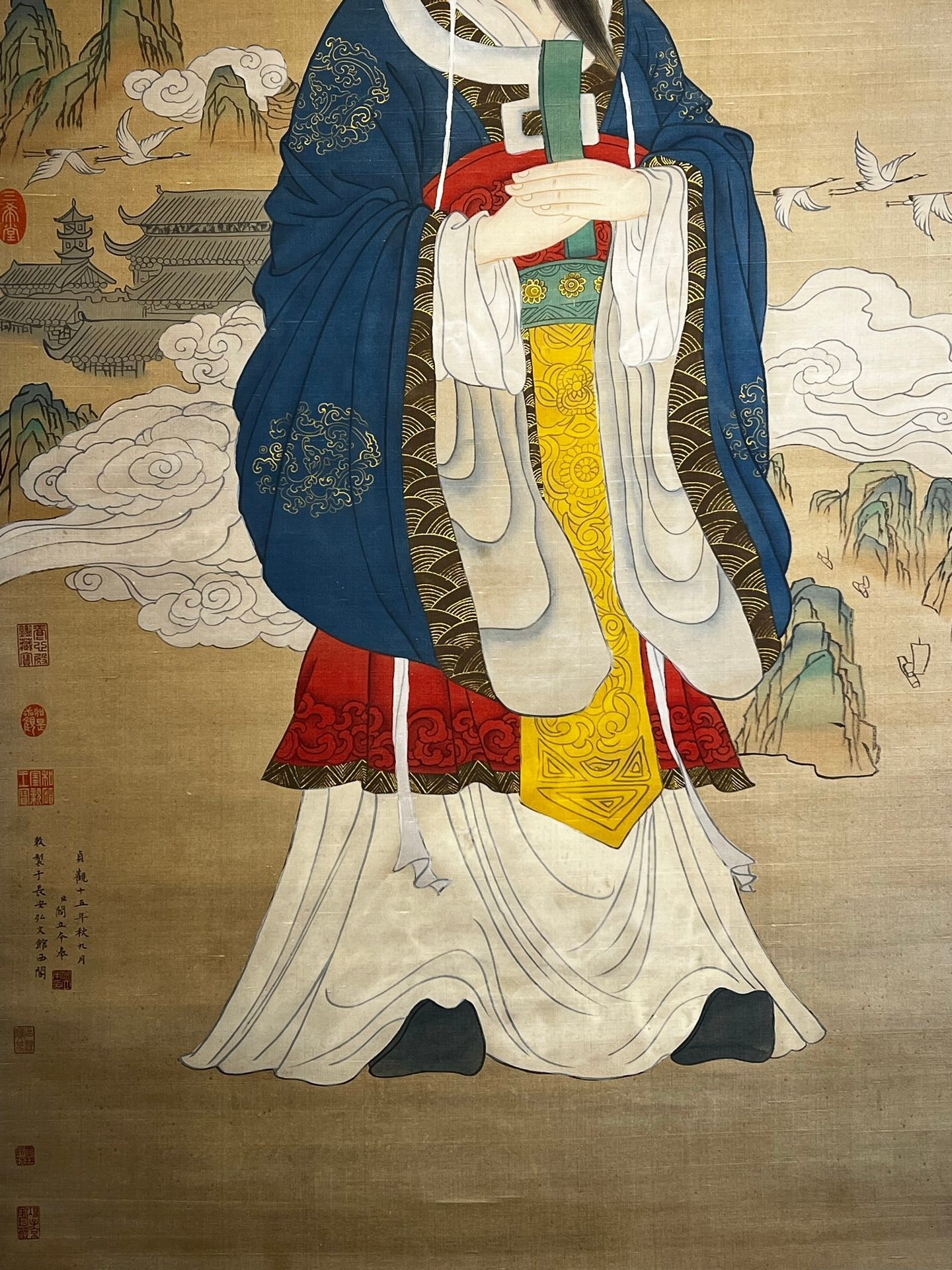 Chinese scroll painting Yan Liben