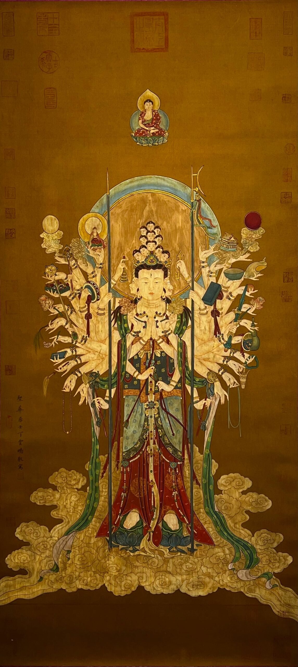 Chinese scroll painting Ding Yunpeng