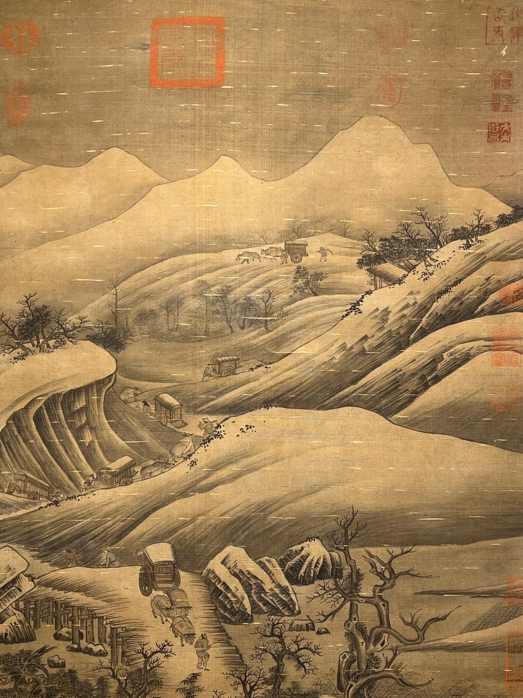 Chinese scroll painting Li Tang