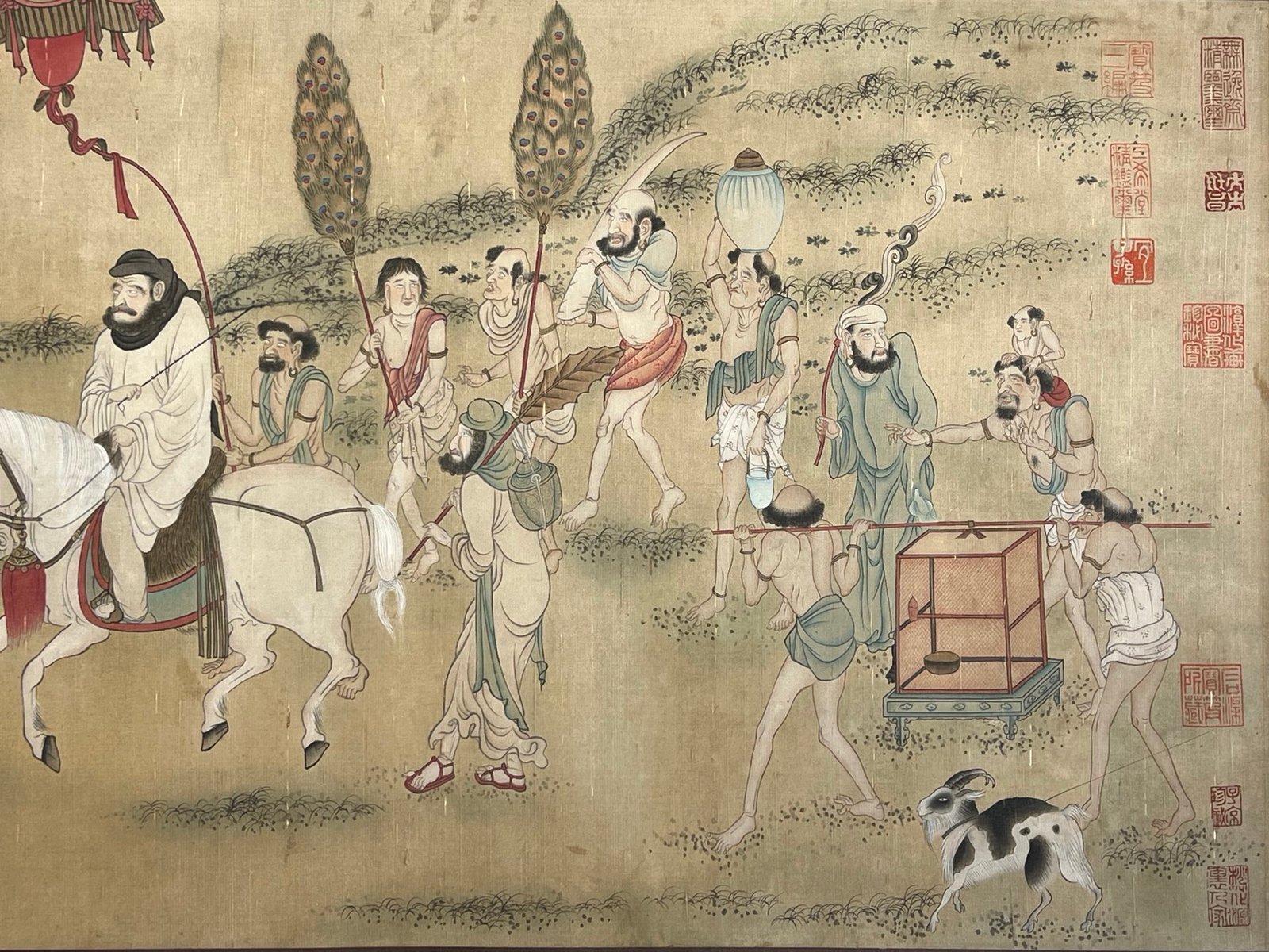 Chinese scroll painting Yan Liben