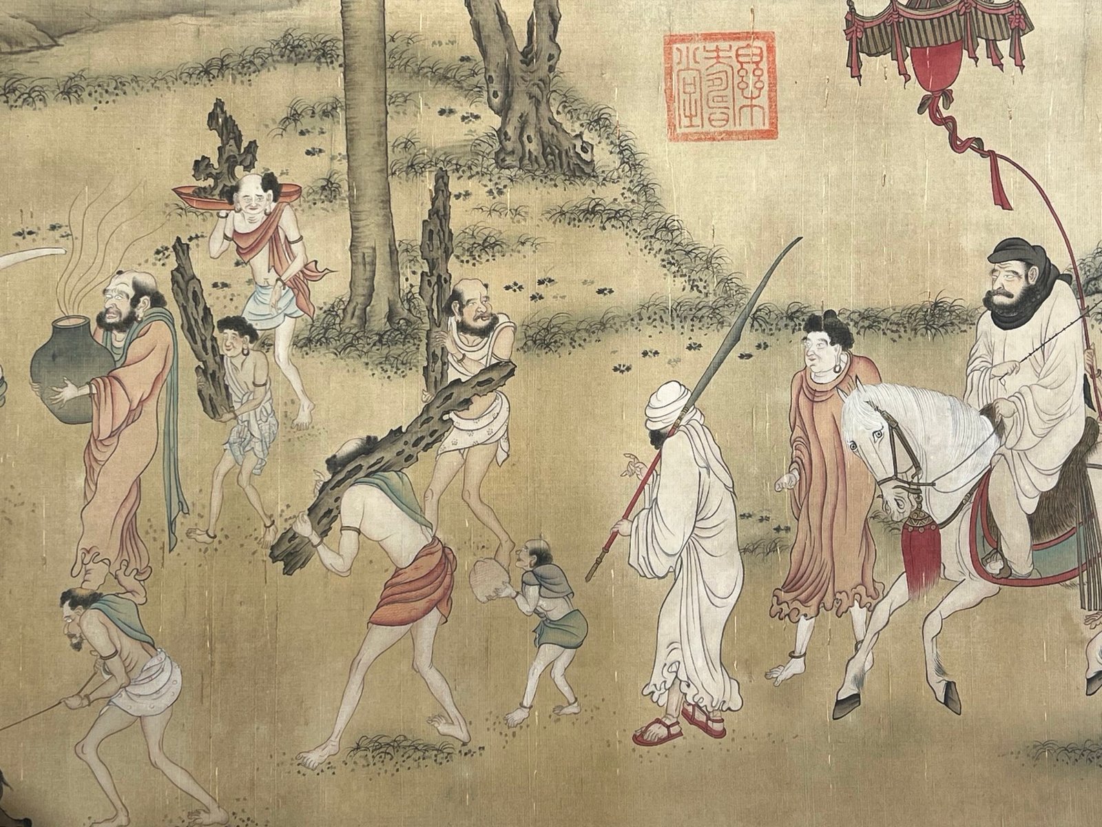 Chinese scroll painting Yan Liben