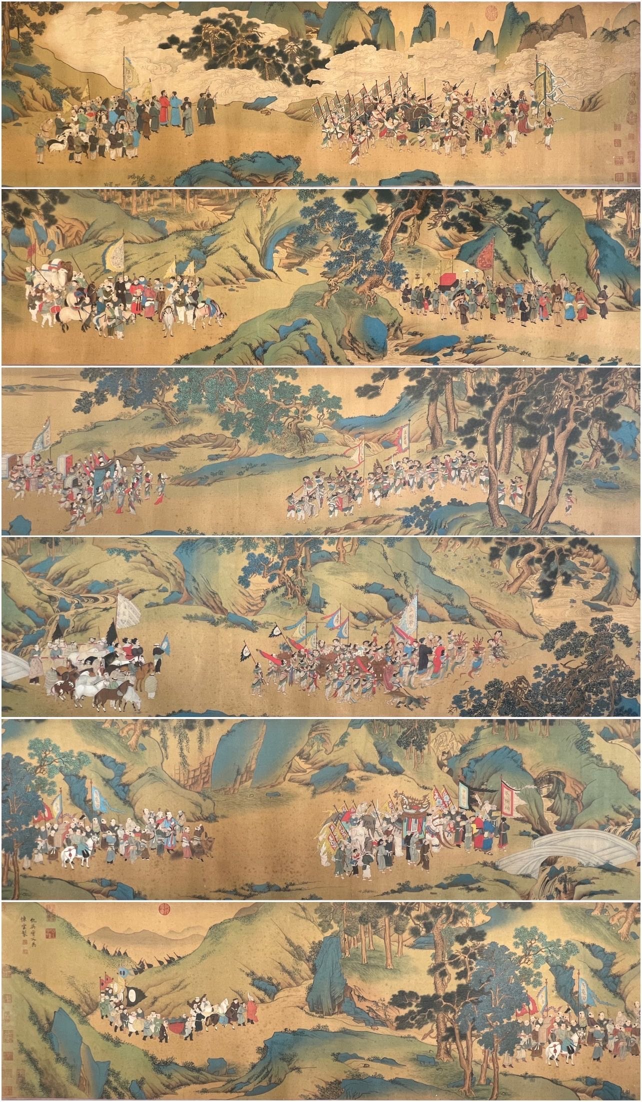 Chinese scroll painting Qiu Ying