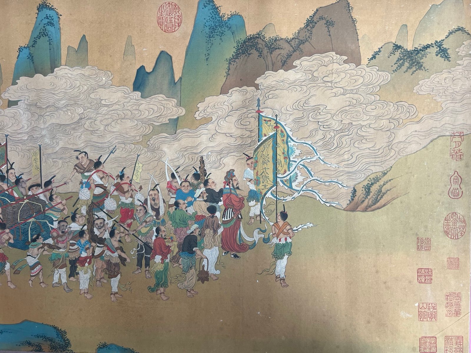 Chinese scroll painting Qiu Ying
