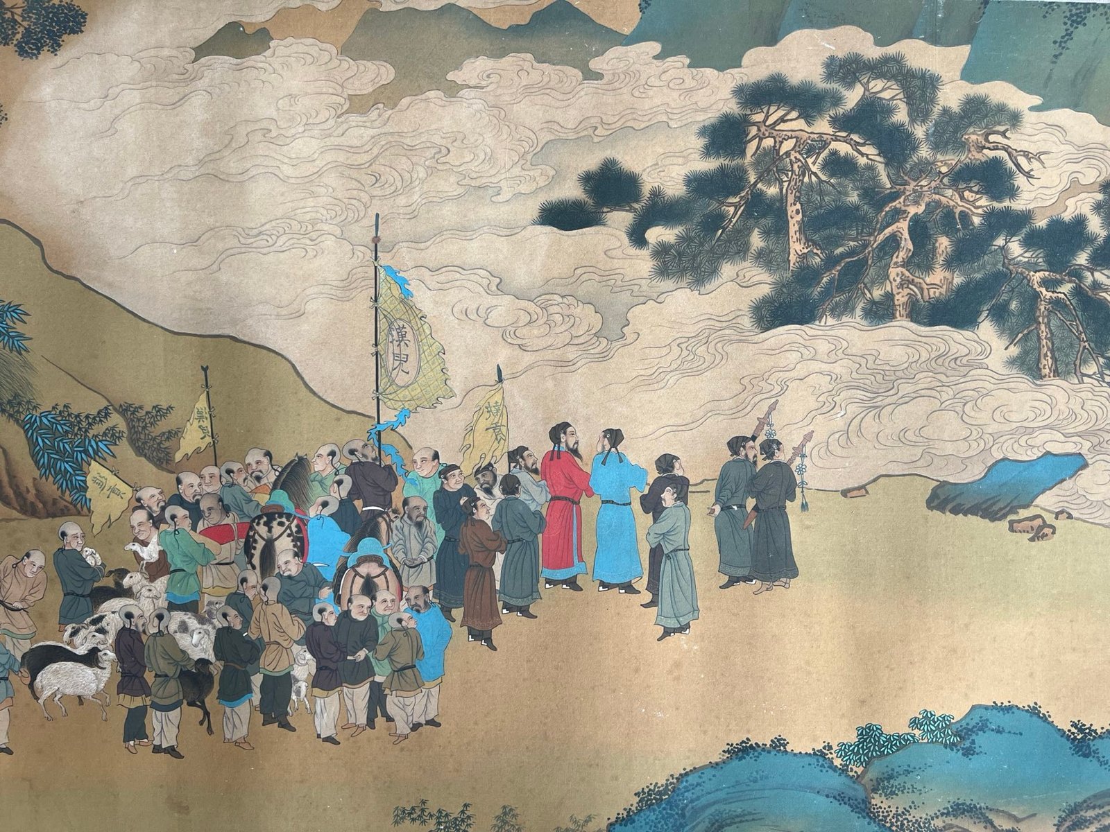 Chinese scroll painting Qiu Ying