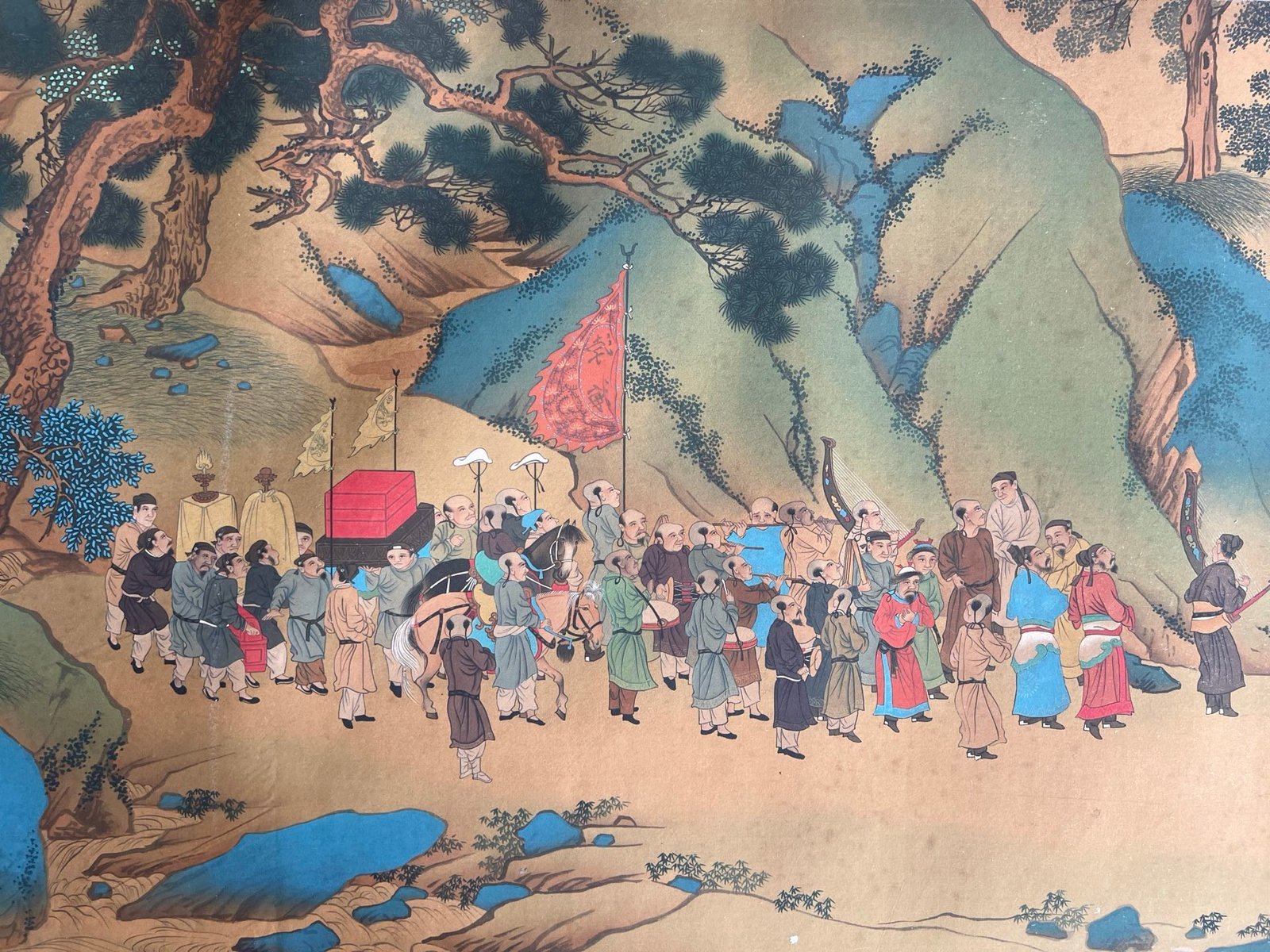 Chinese scroll painting Qiu Ying