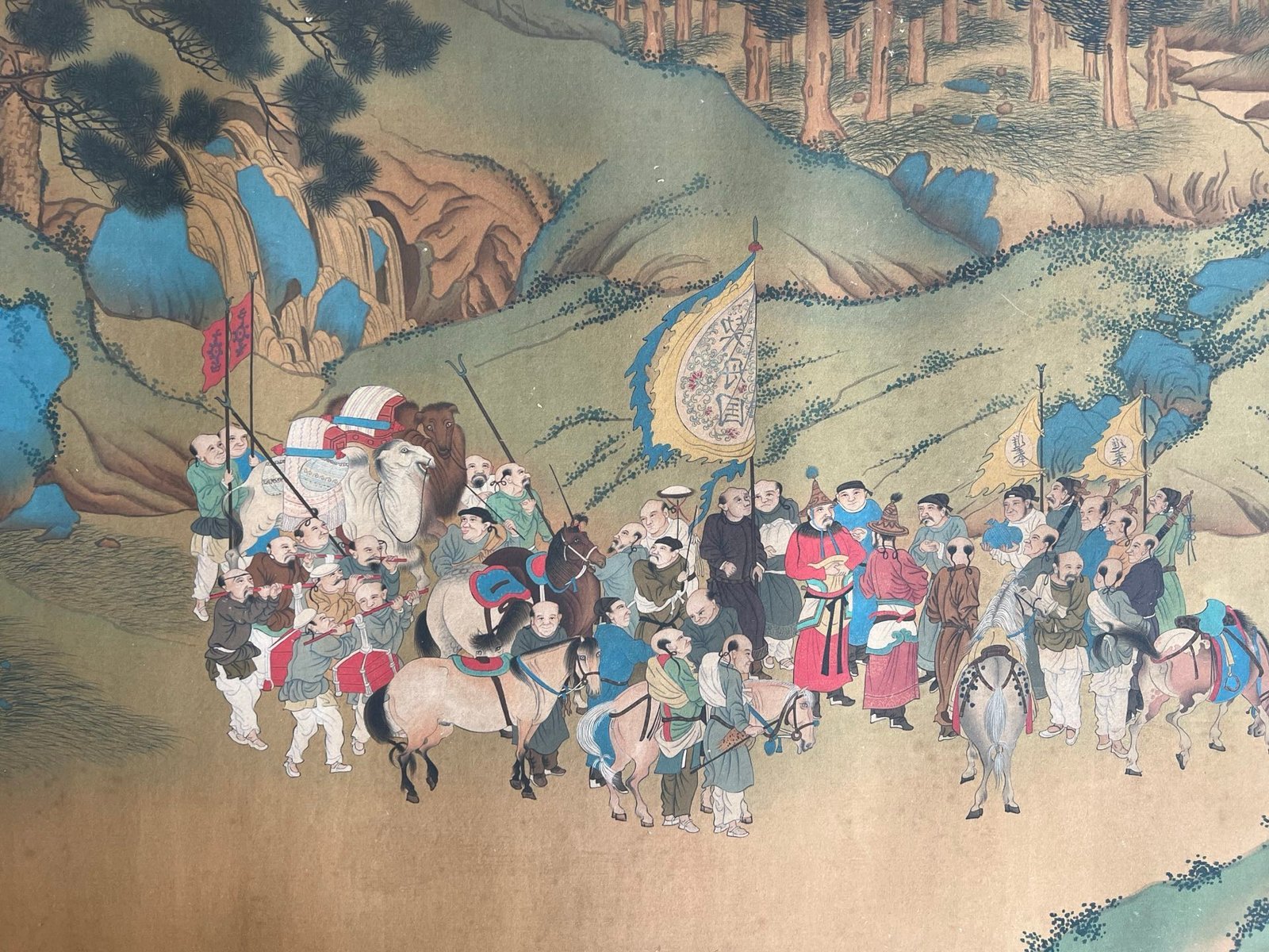 Chinese scroll painting Qiu Ying