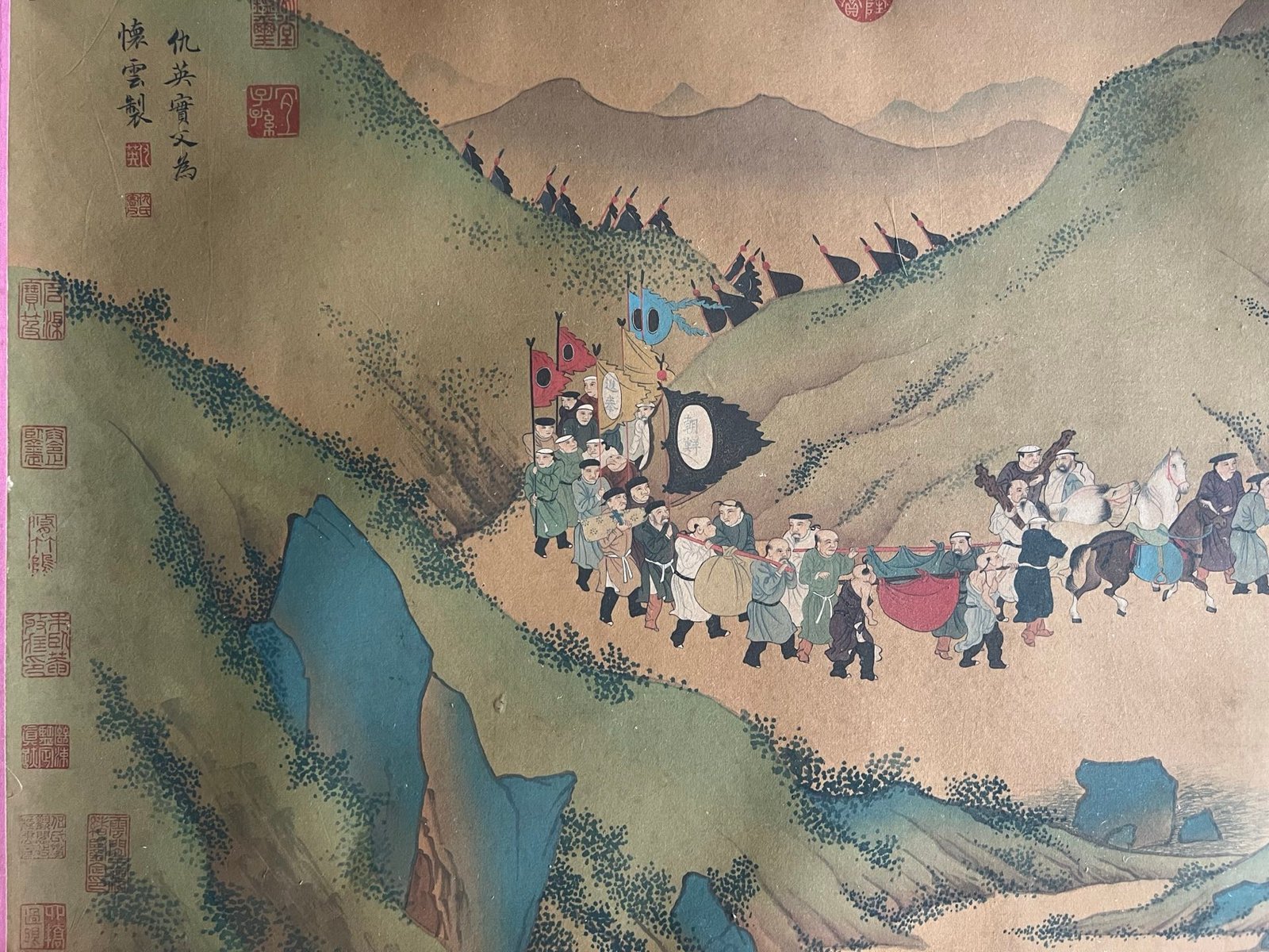 Chinese scroll painting Qiu Ying