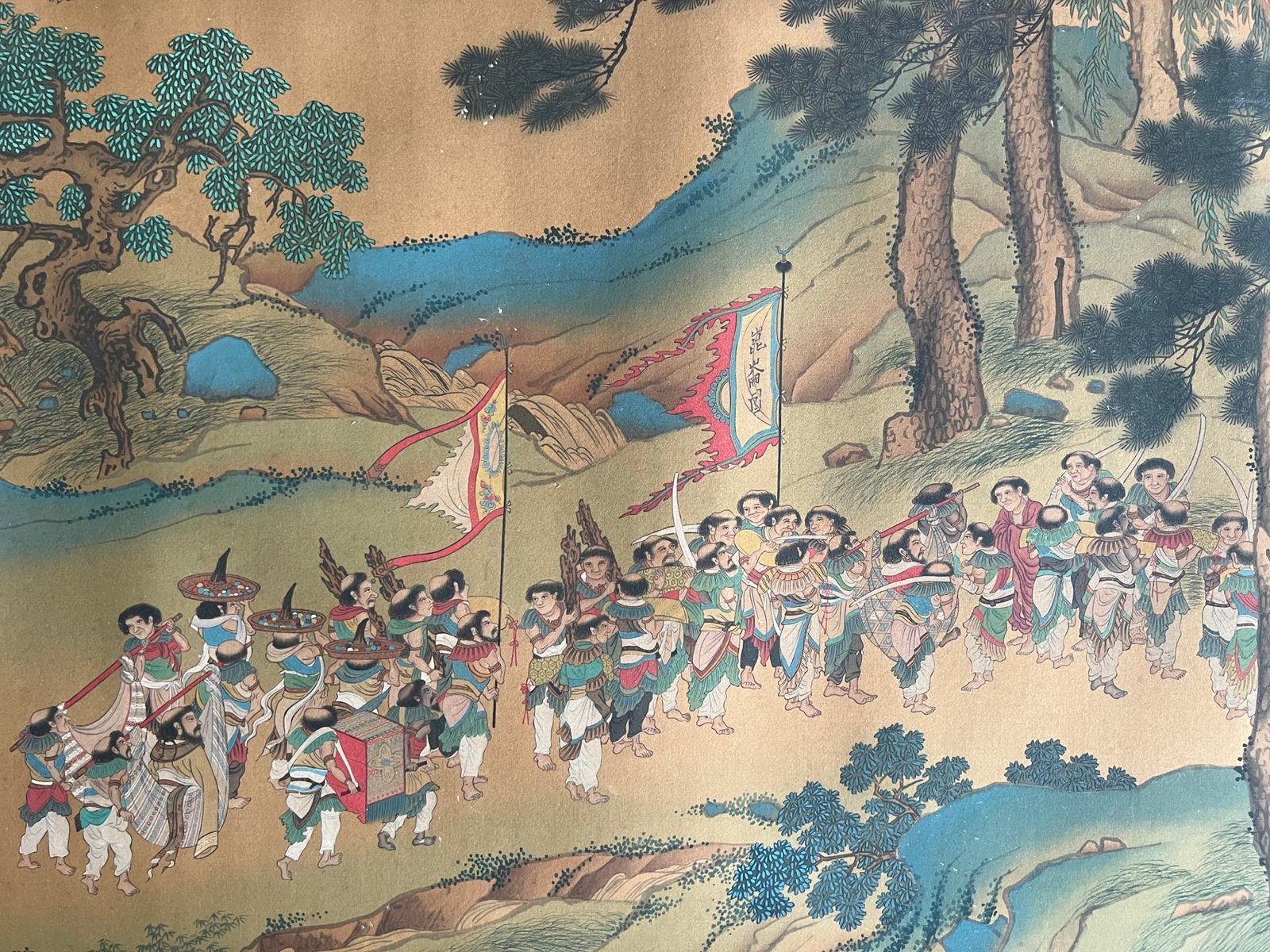 Chinese scroll painting Qiu Ying