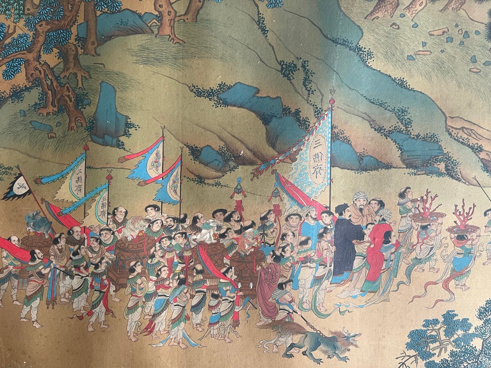 Chinese scroll painting Qiu Ying