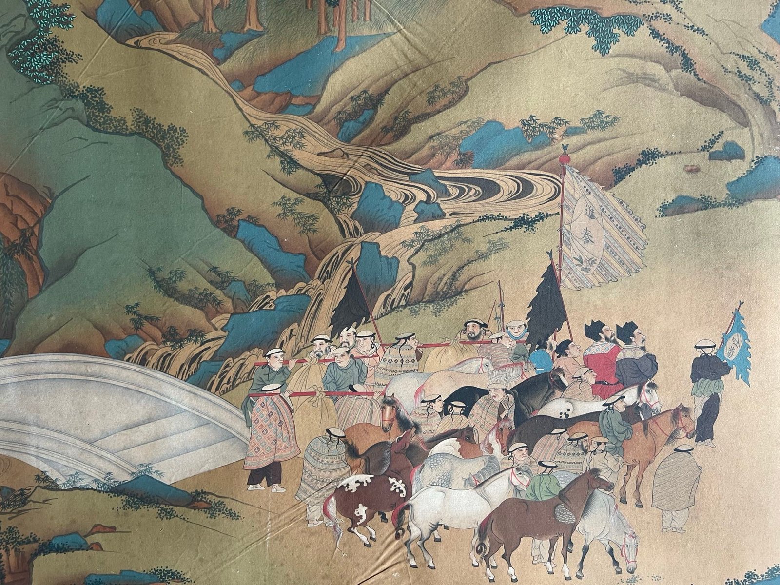 Chinese scroll painting Qiu Ying