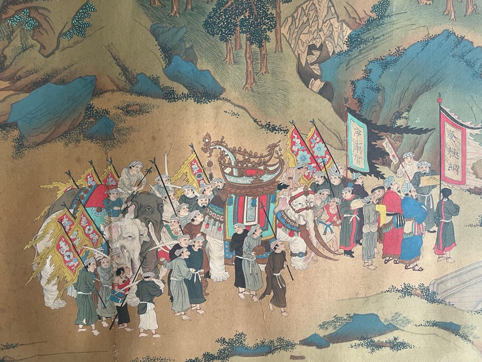 Chinese scroll painting Qiu Ying