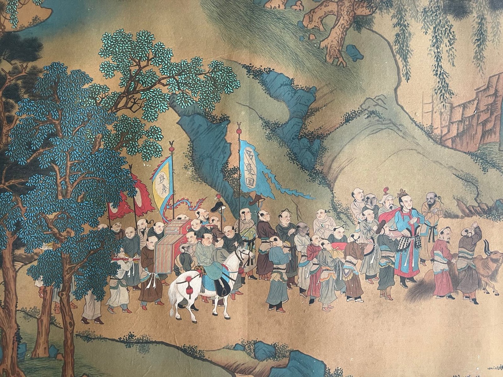 Chinese scroll painting Qiu Ying