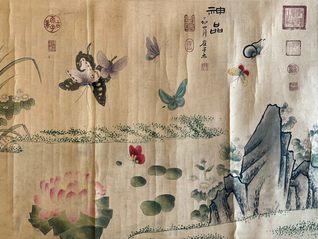 Chinese scroll painting Huizong
