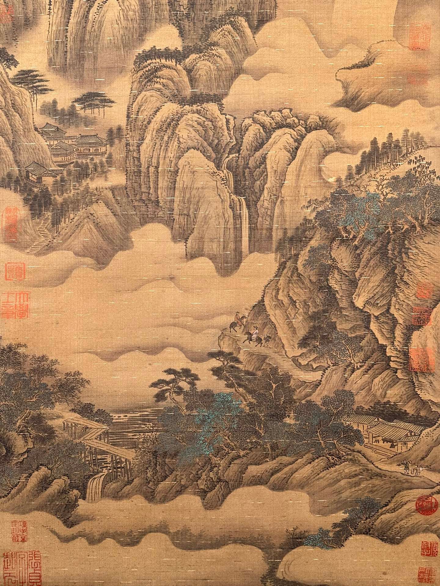 Chinese scroll painting Zhan Ziqian