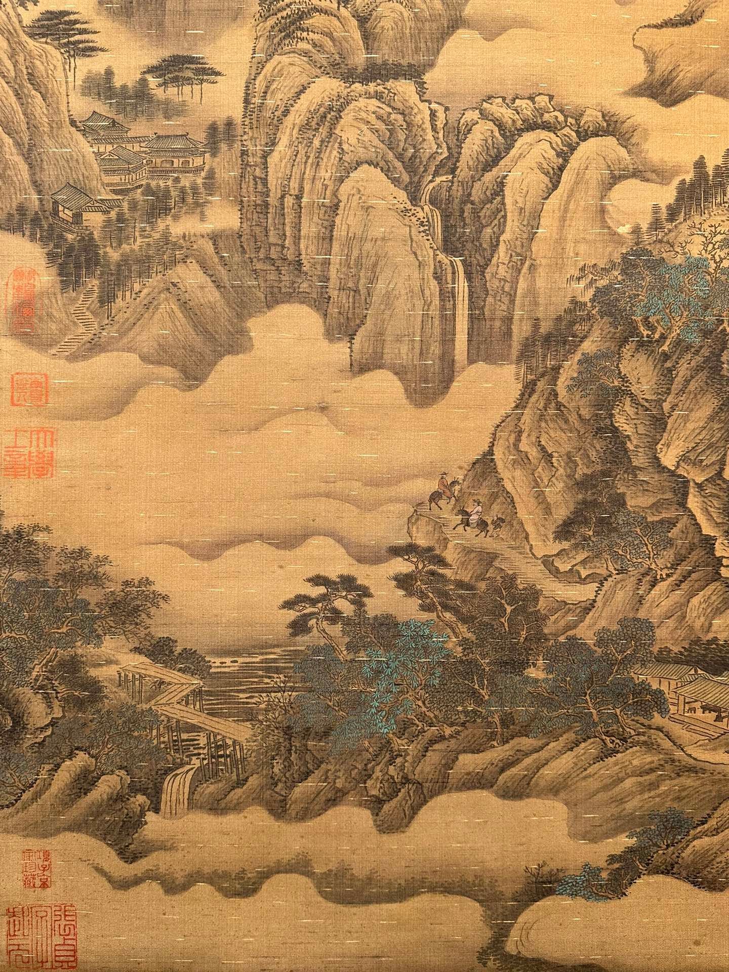 Chinese scroll painting Zhan Ziqian