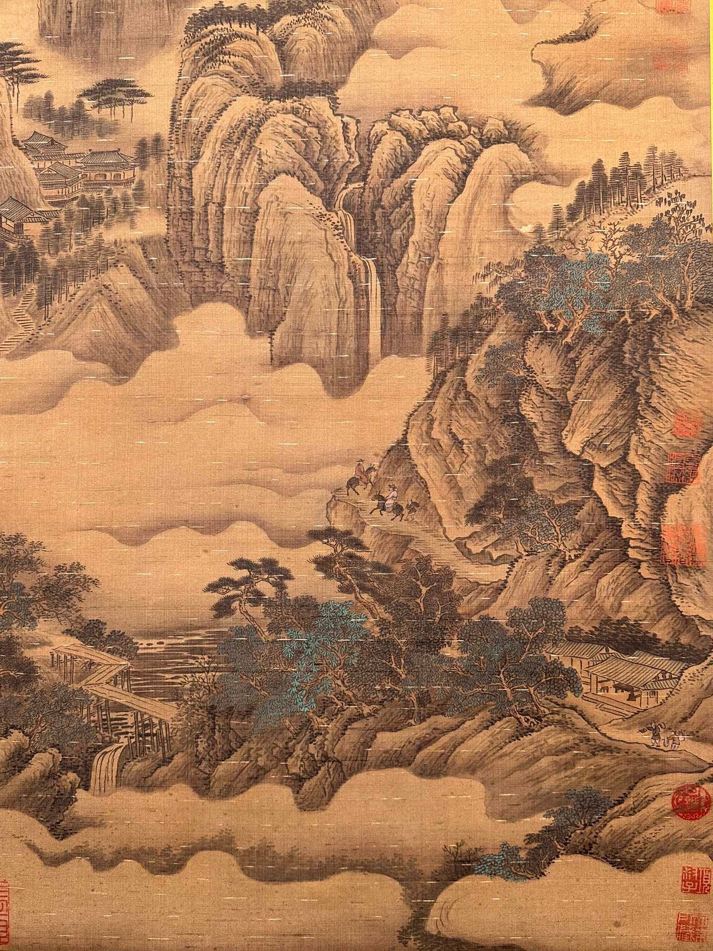 Chinese scroll painting Zhan Ziqian