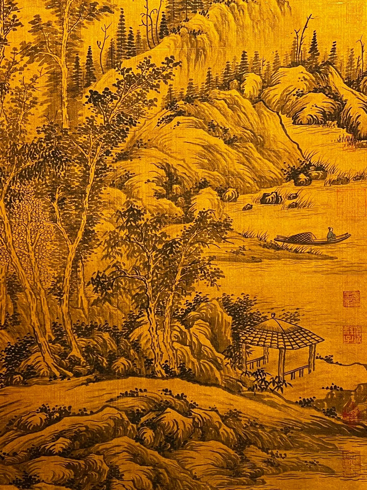 Chinese scroll painting Huainan King Liu